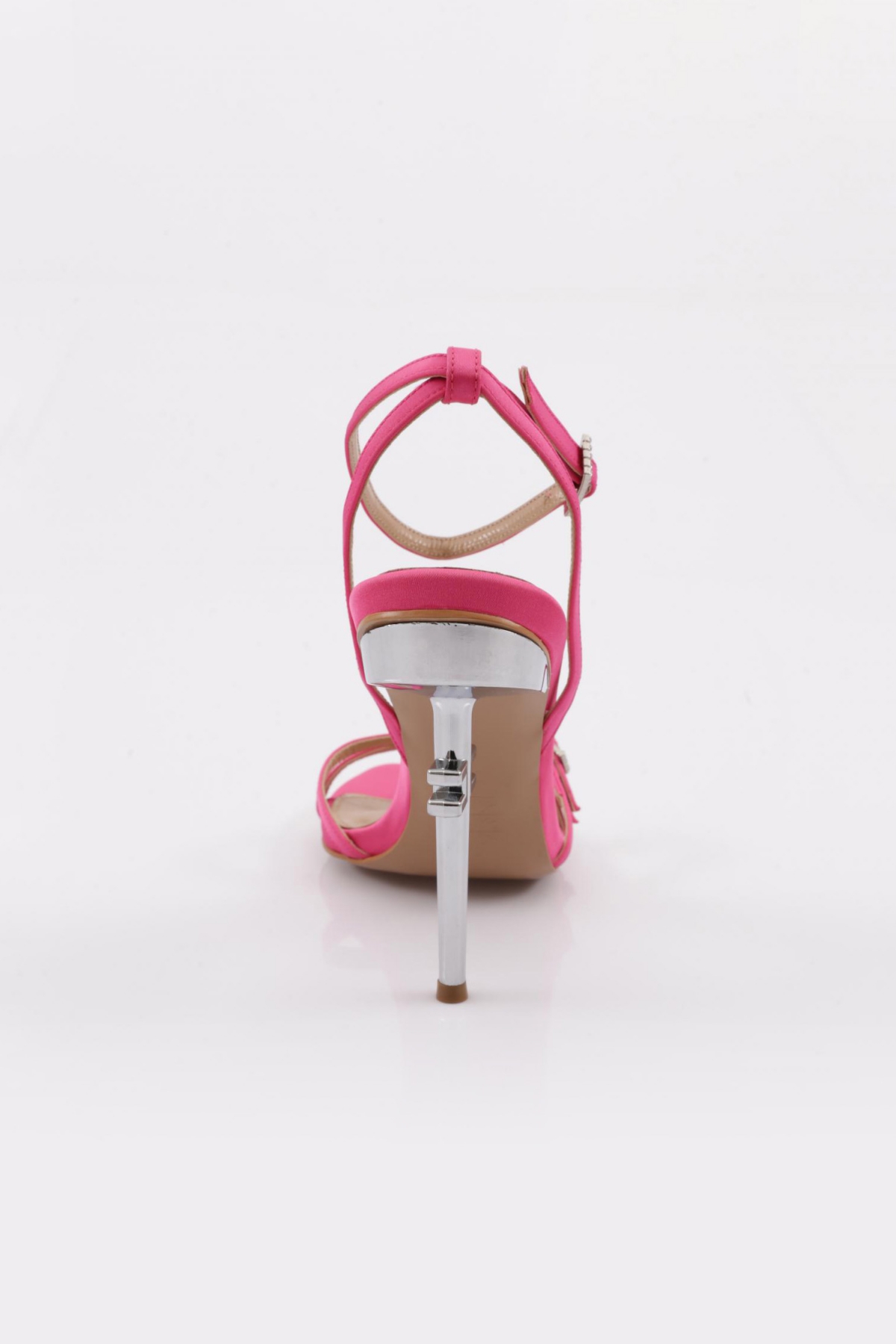 1275 Kadin Tokali Bilekten Bağlama Topuklu Ayakkabi - Görsel 5