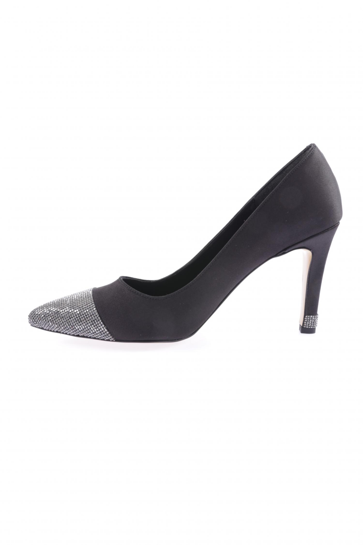 Pm450-K030-23Y Kadin Silver Taşli Topuklu Ayakkabi - Görsel 4