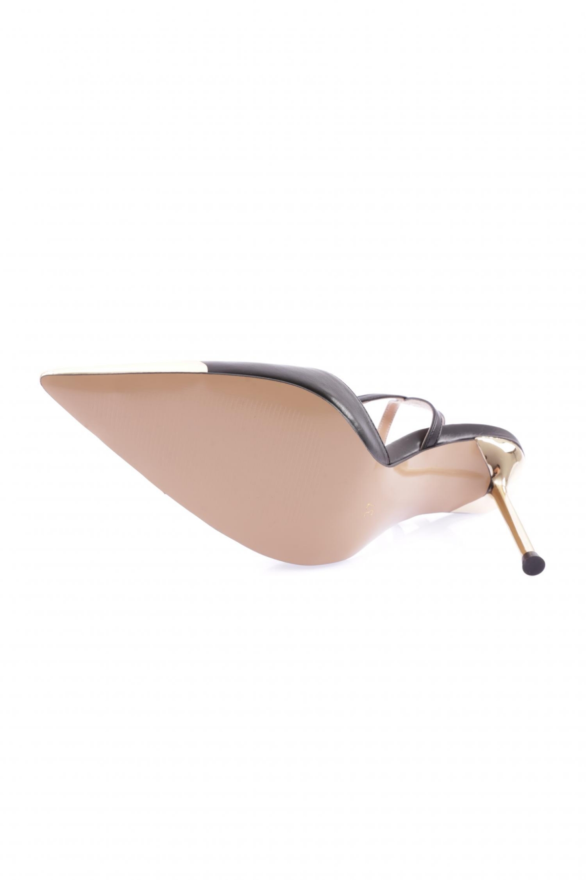 K5051 Kadin Sivri Burun Parmak Dekolteli Bilekten Bağli İnce Topuklu Ayakkabi - Görsel 6