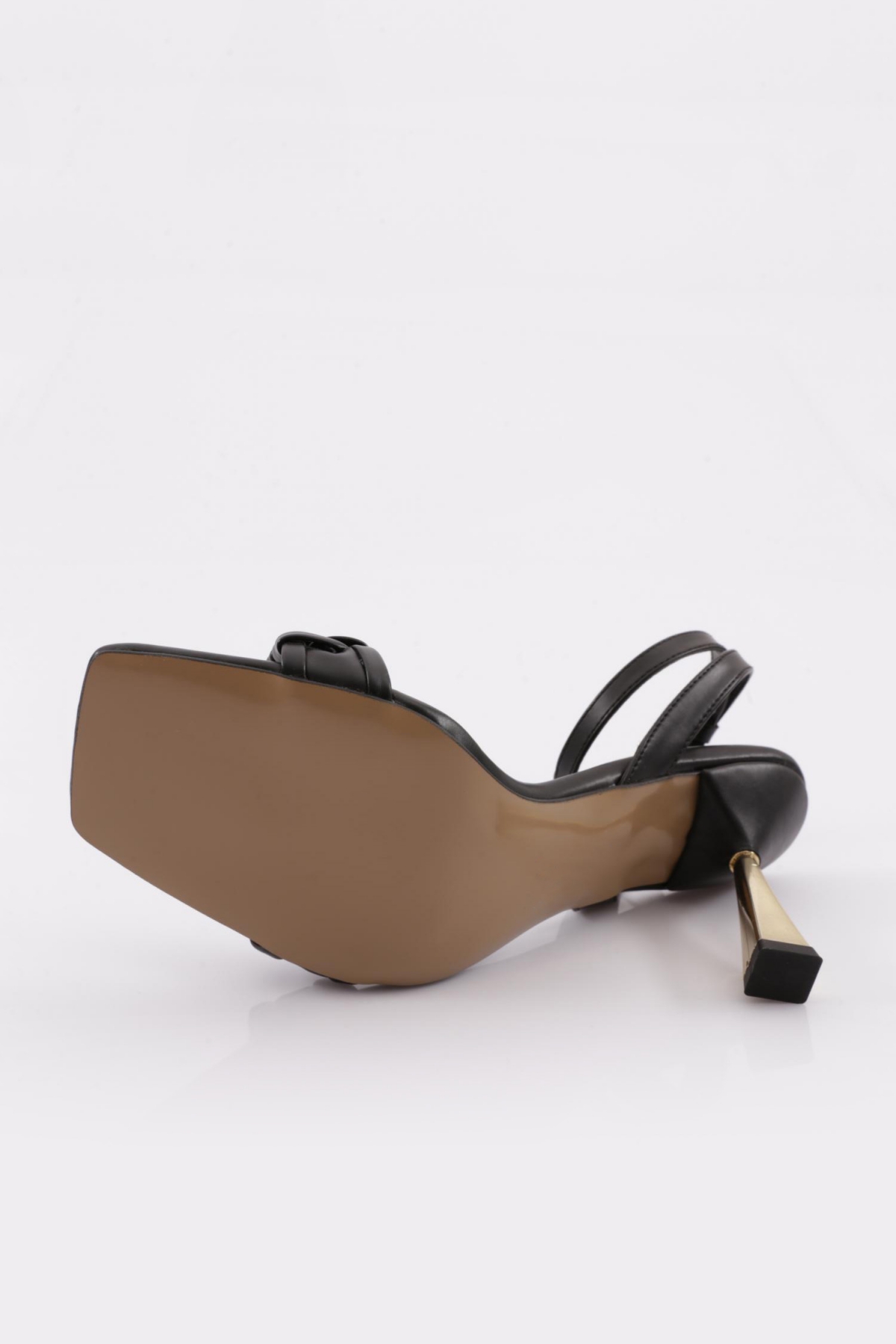 406 Kadin Bilekten Bağlama Topuklu Ayakkabi - Görsel 6