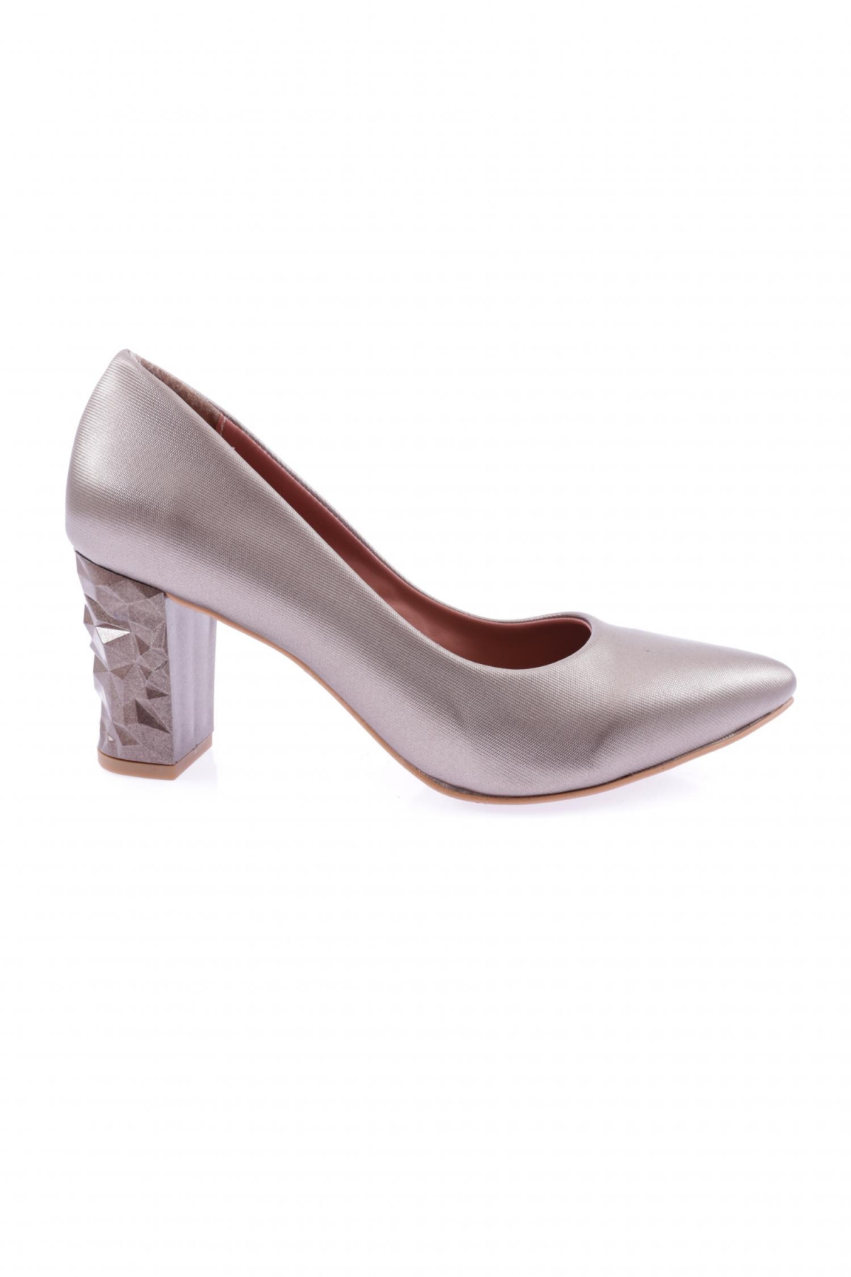 Dgn Dgn Çok Renkli 632-23Y Kadin Sivri Burun Parmak Dekolteli Ayakkabi Topuklu Ayakkabı | Flo Çok Renkli - 2. görsel