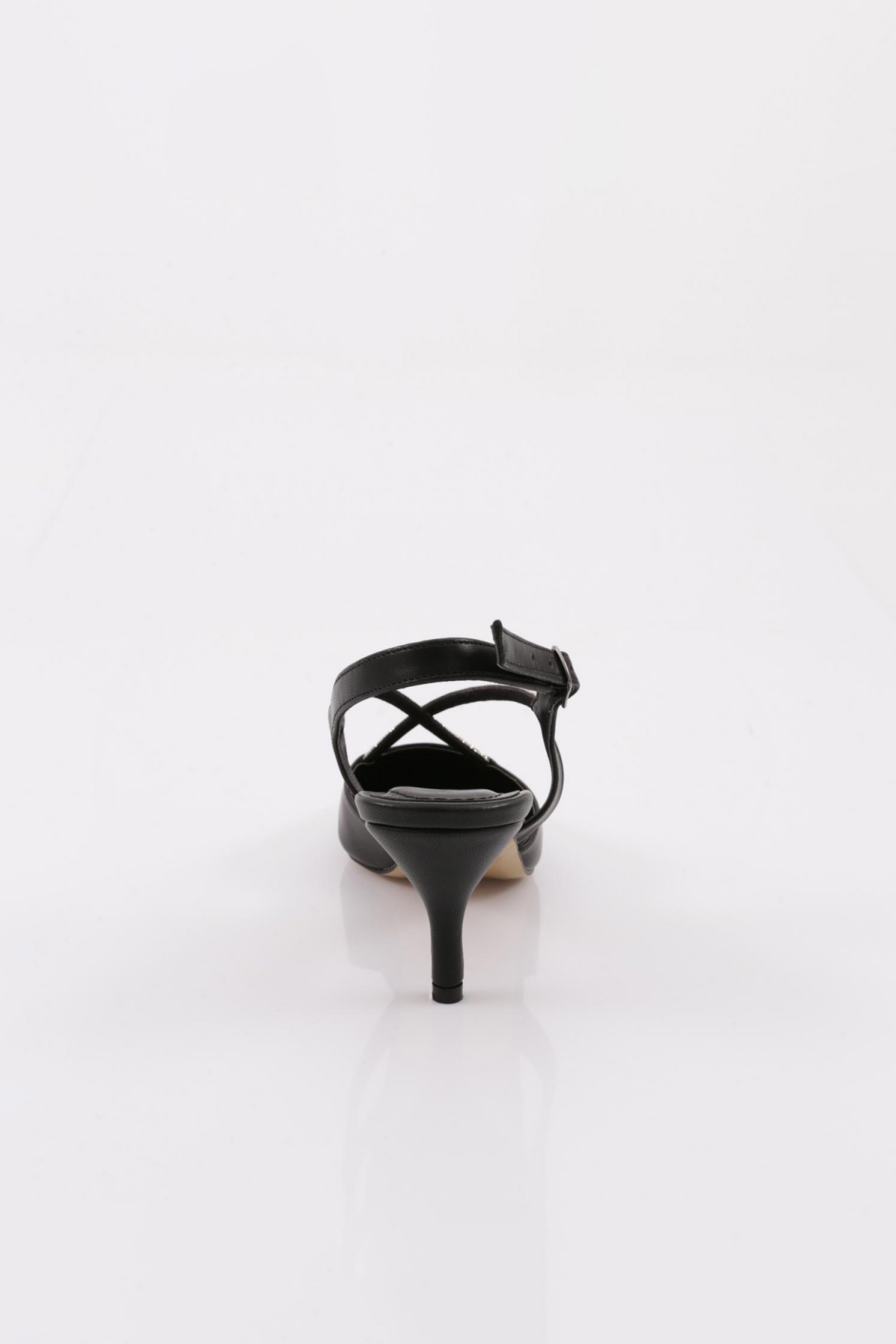 Pm221-K709 Kadin Kisa Topuk Sivri Burun Topuklu Ayakkabi - Görsel 5