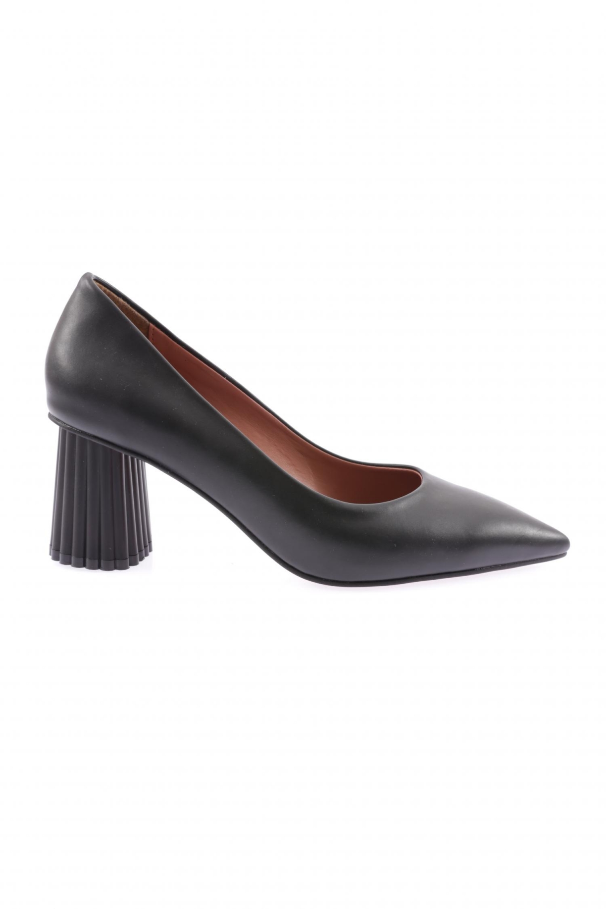 360 Sivri Burun Parmak Dekolteli Kisa Topuklu Ayakkabi - Görsel 2