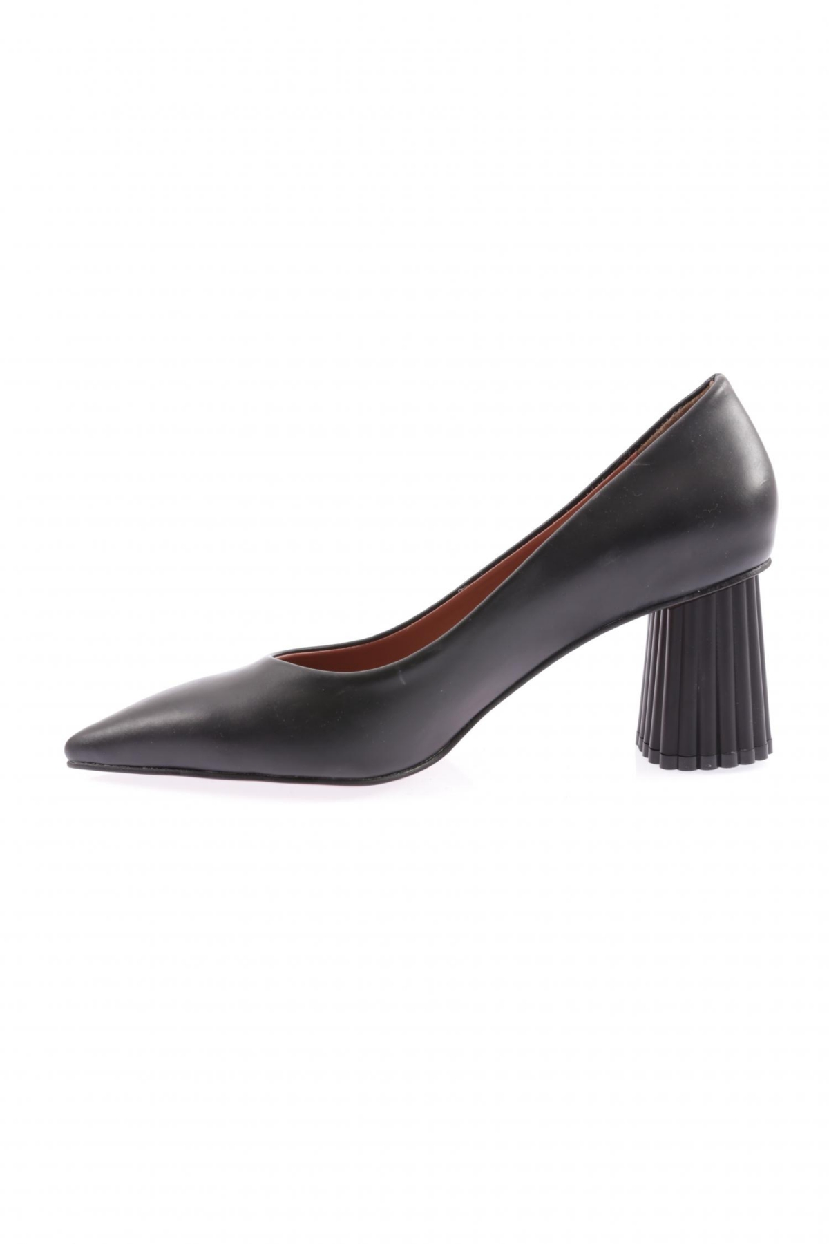 360 Sivri Burun Parmak Dekolteli Kisa Topuklu Ayakkabi - Görsel 4