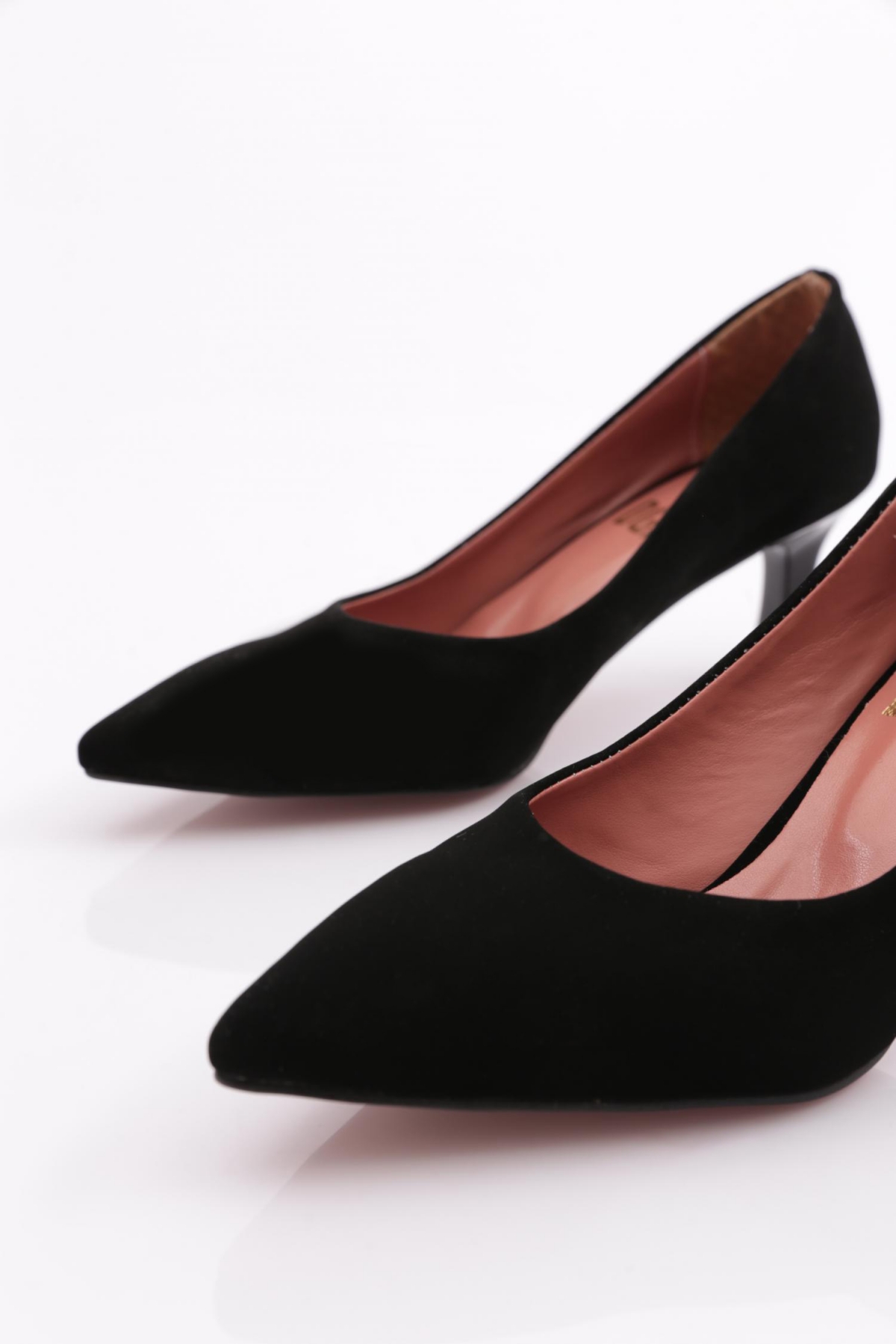 320 Sivri Burun Parmak Dekolteli Uzun Topuklu Ayakkabi - Görsel 5