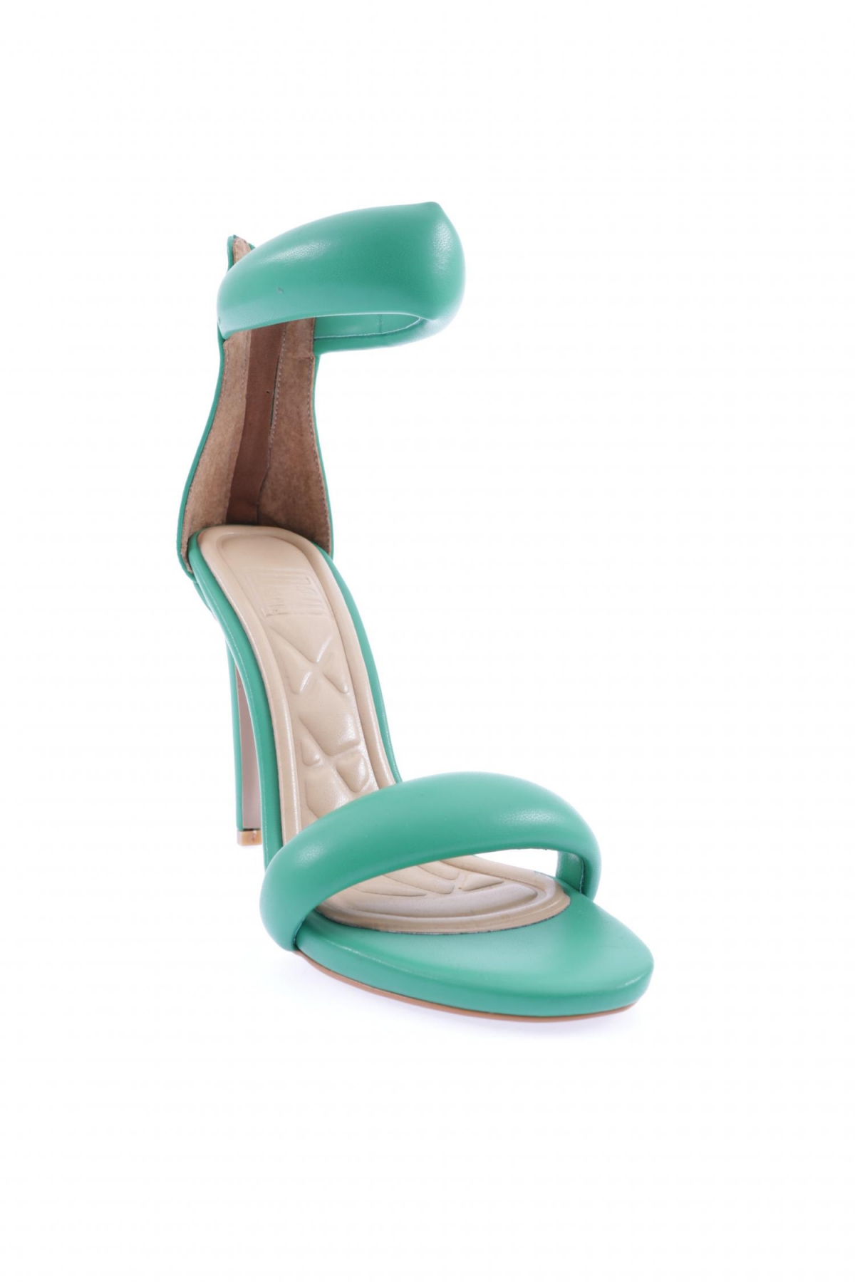 8047-23Y Kadin Bilekten Bağli Tek Bantli Topuklu Ayakkabi - Görsel 3