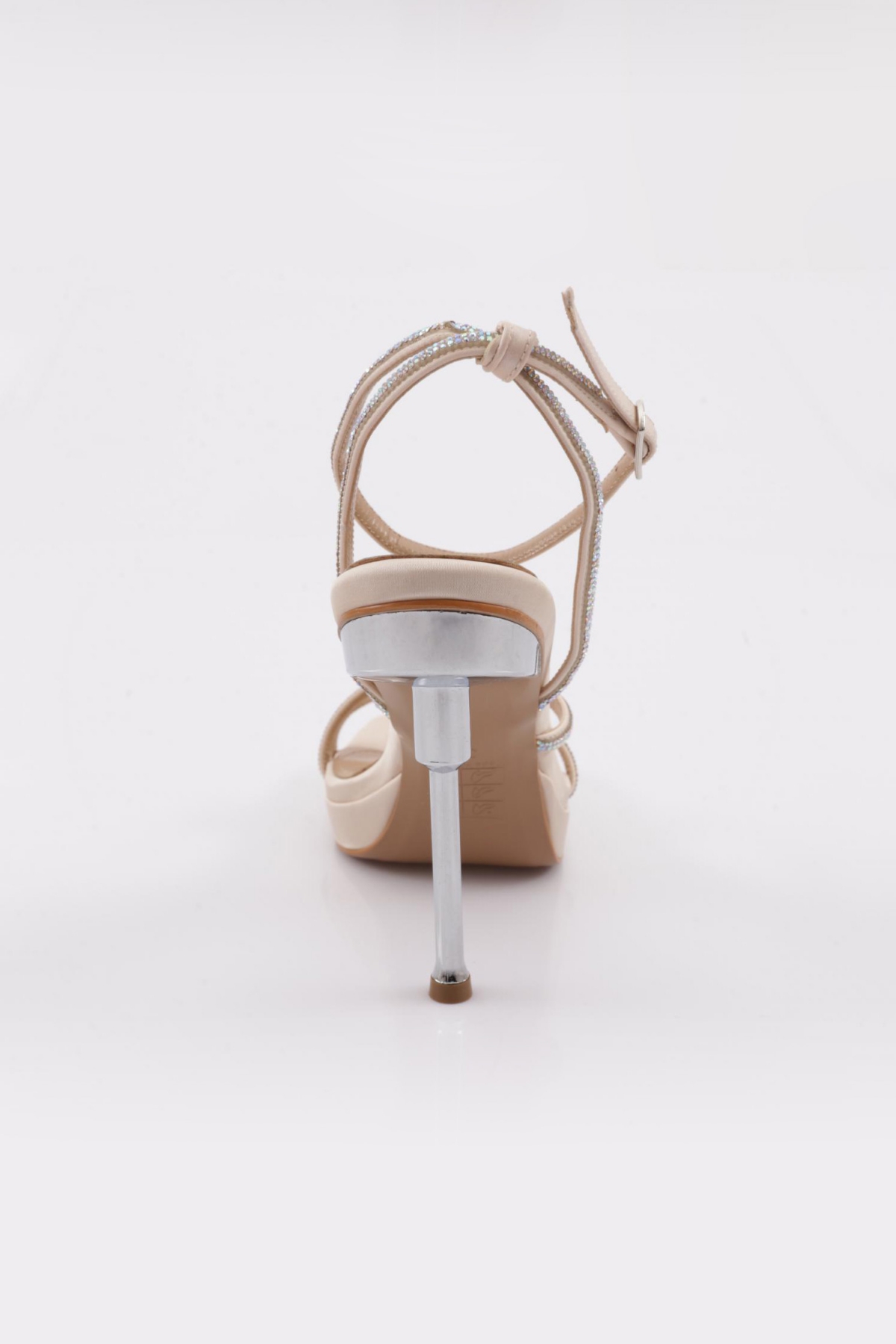 1278 Kadin Taş İp Detayli Topuklu Ayakkabi - Görsel 5