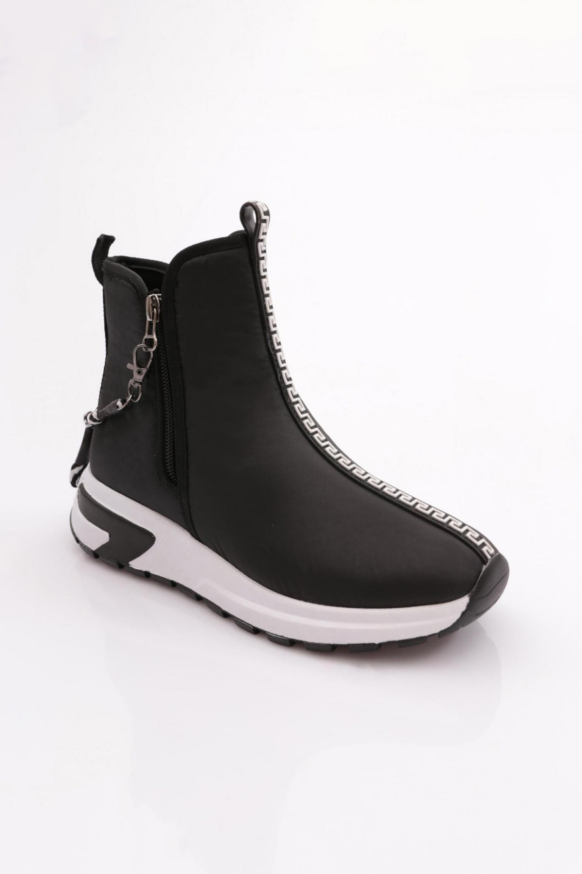 685 Kadin Kalin Taban Fermuar Detayli Bot - Görsel 6