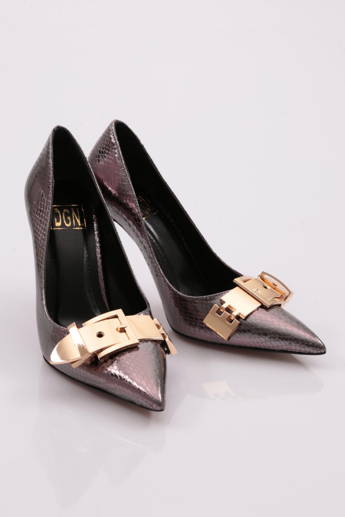 K5084 Kadin Tokali Topuklu Ayakkabi - Görsel 3