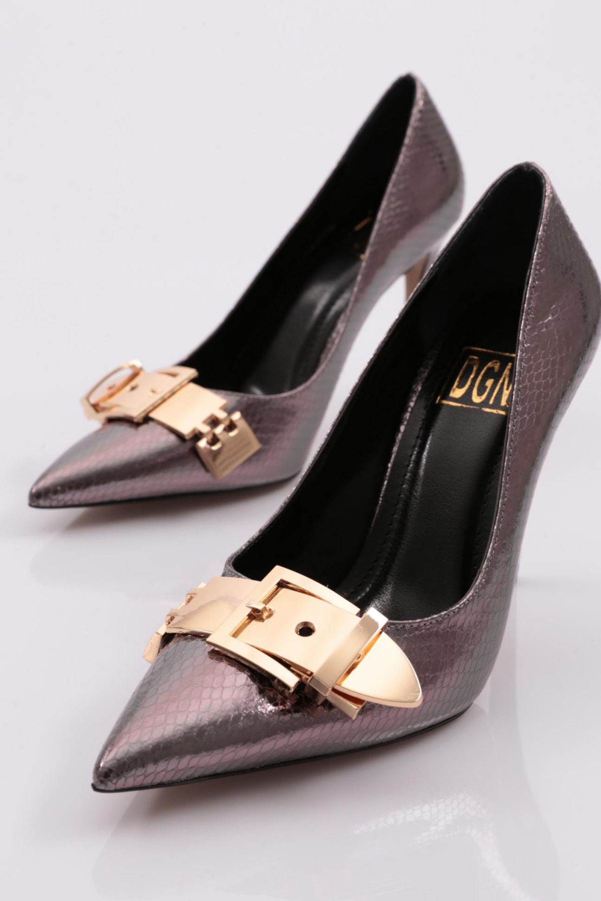 K5084 Kadin Tokali Topuklu Ayakkabi - Görsel 5