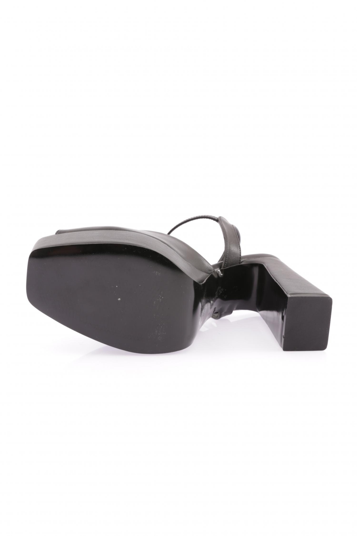 41-23Y Kadin Bilekten Bağli Kalin Taban Topuklu Ayakkabi - Görsel 6