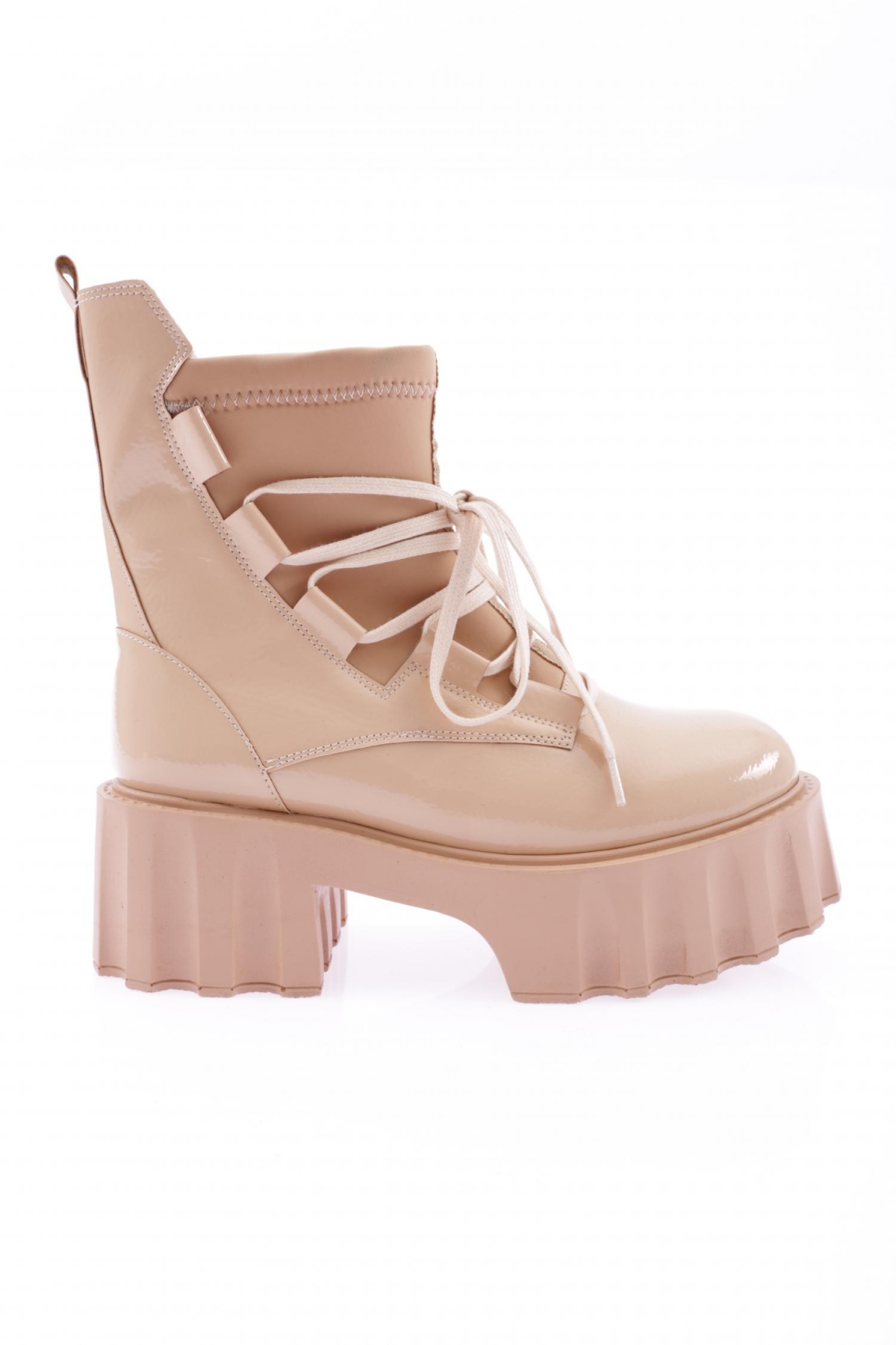 Es803 Kadin Kalin Taban Bağcikli Bot - Görsel 2