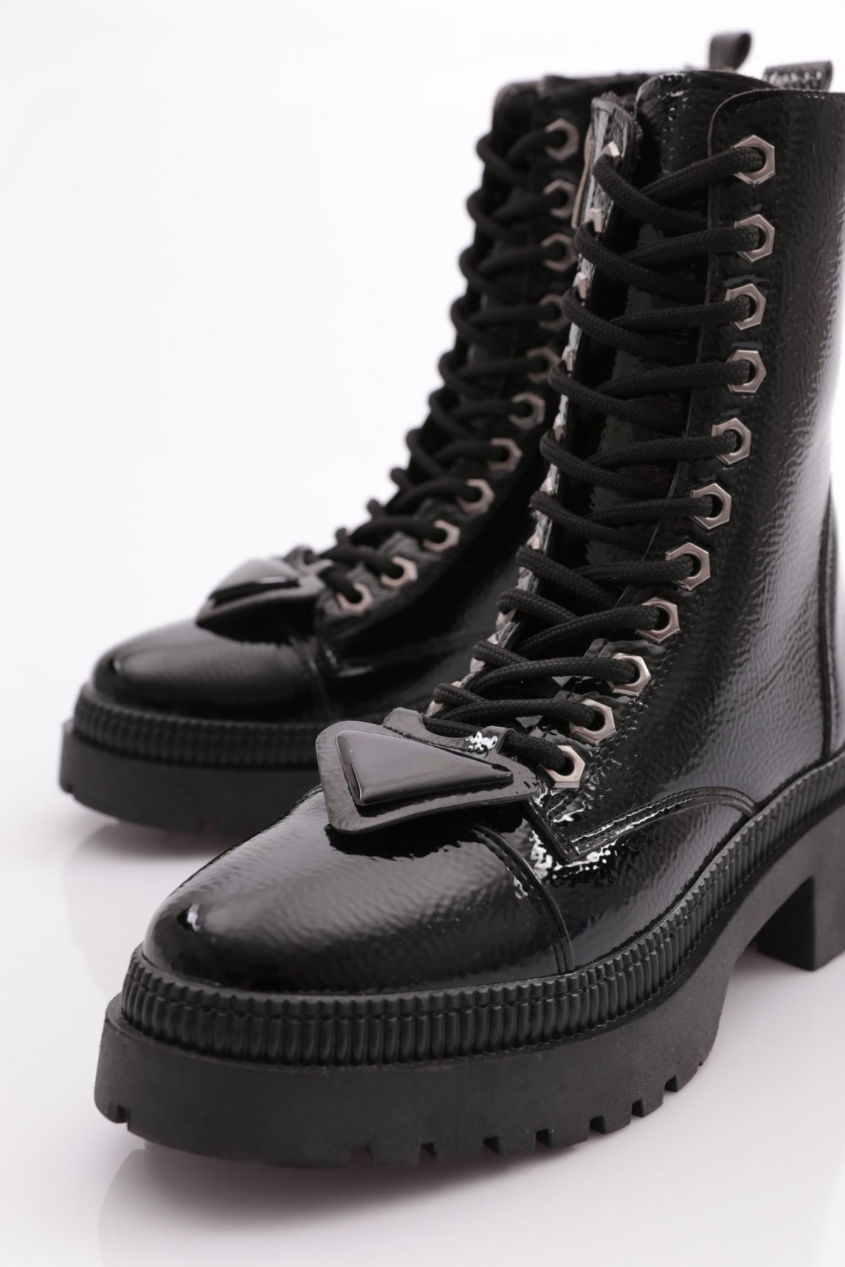 K9088 Kadin Geometrik Aksesuarli Bot - Görsel 5