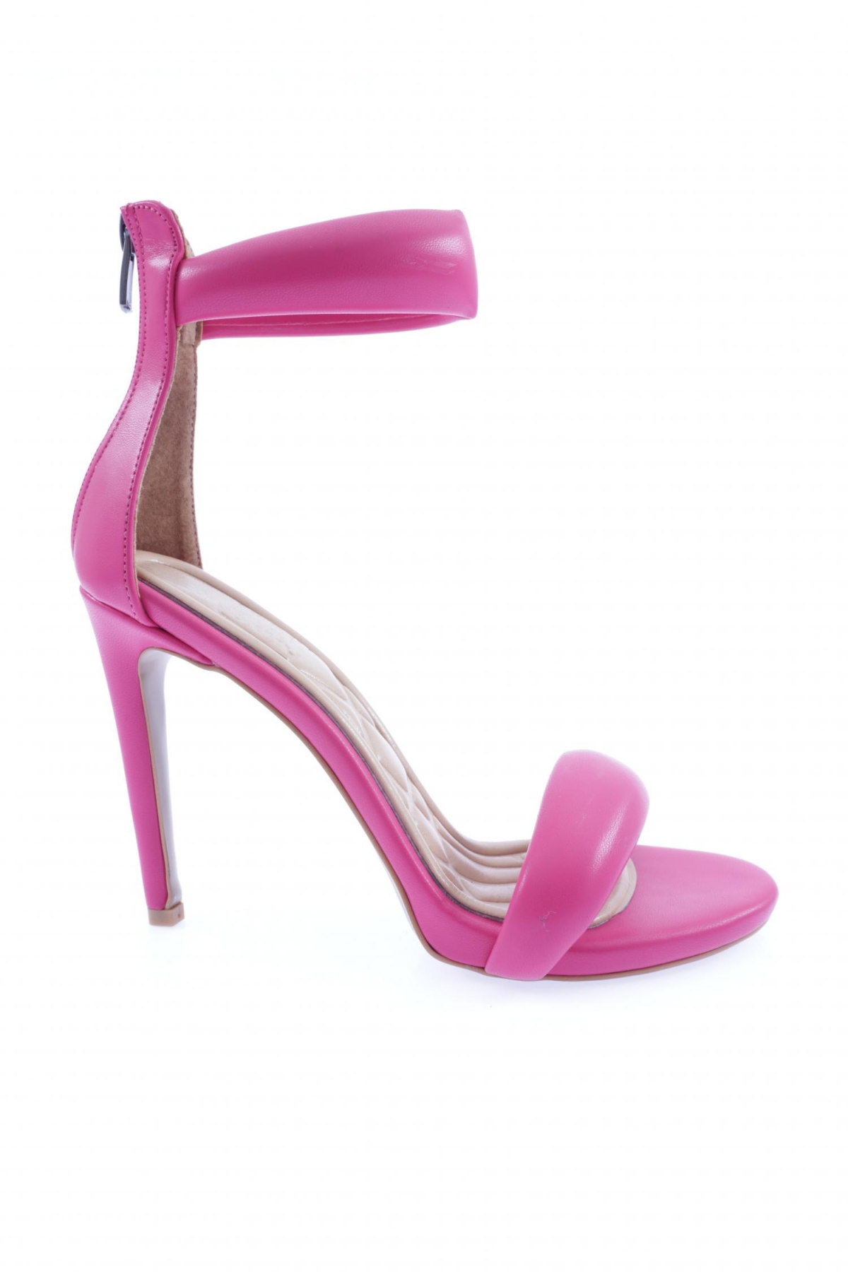 Dgn Dgn Pembe 8047-23Y Kadin Bilekten Bağli Tek Bantli Topuklu Ayakkabi Topuklu Ayakkabı | Flo Pembe - 2. görsel