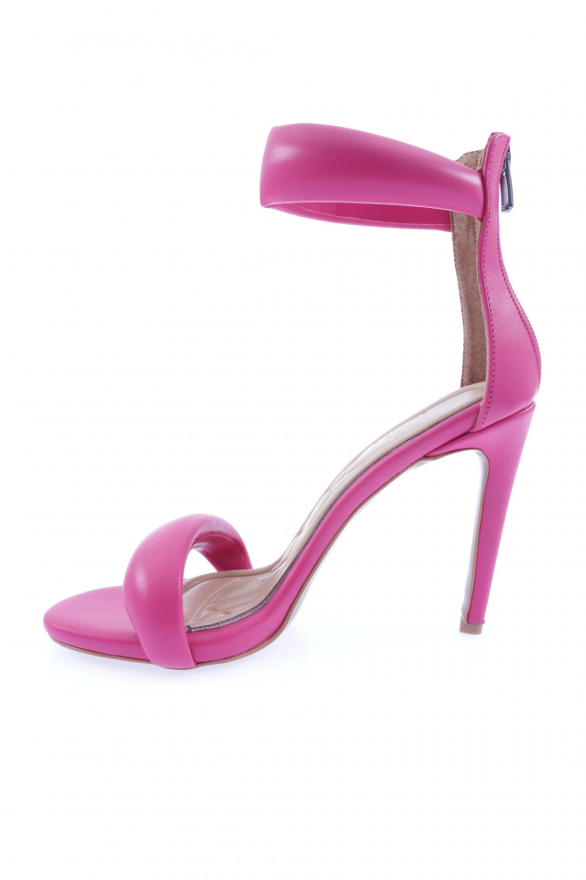 Dgn Dgn Pembe 8047-23Y Kadin Bilekten Bağli Tek Bantli Topuklu Ayakkabi Topuklu Ayakkabı | Flo Pembe - 4. görsel