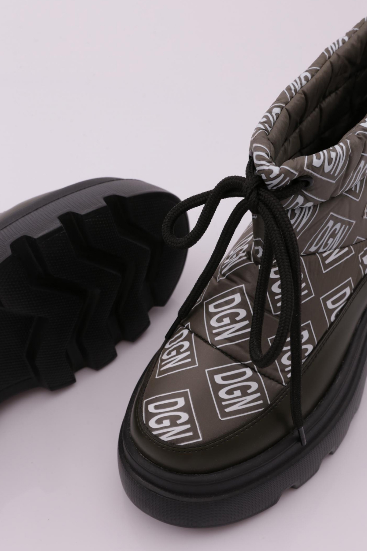 Es812 Kadin Kalin Taban İp Detayli Paraşüt Bot - Görsel 5