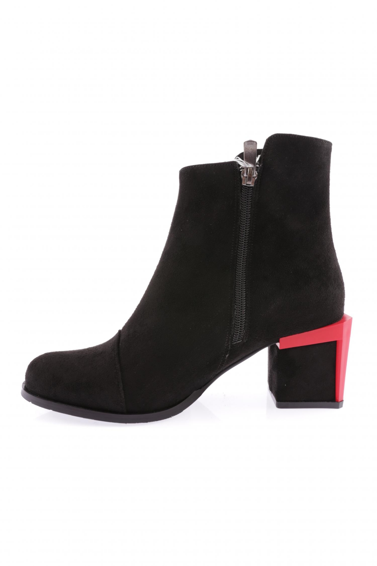 725-22K Kadin Aksesuar Detayli Topuklu Bot - Görsel 4