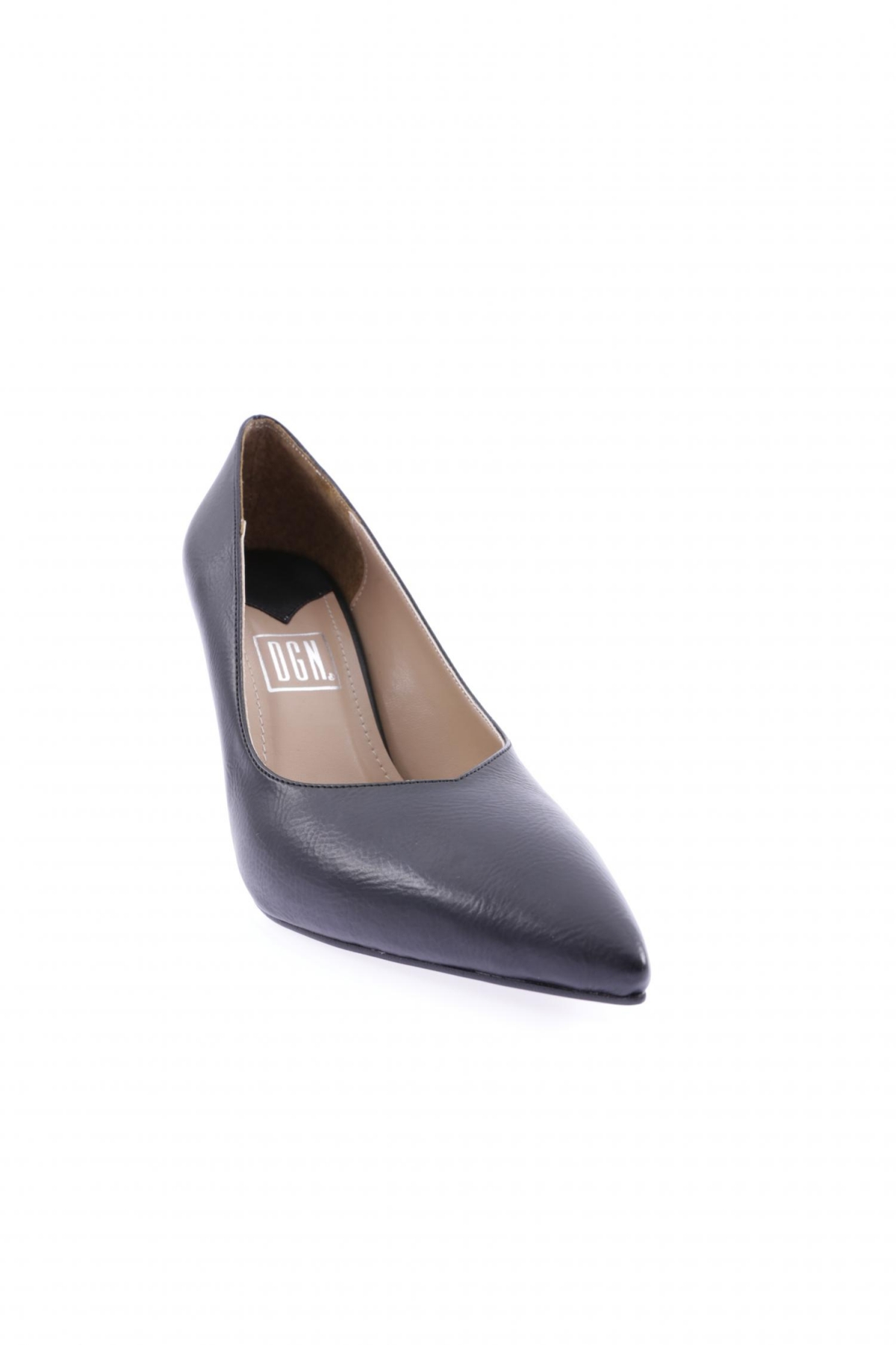 K3125-22K Kadin Sivri Burun V Kesim İnce Topuklu Ayakkabi - Görsel 3