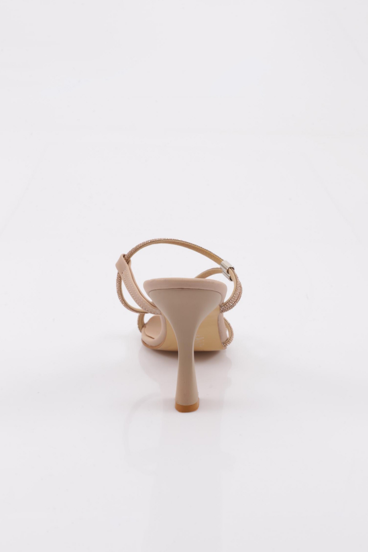 Svn-02 Kadin Düz Burun Taş İp Detayli Abiye - Görsel 5