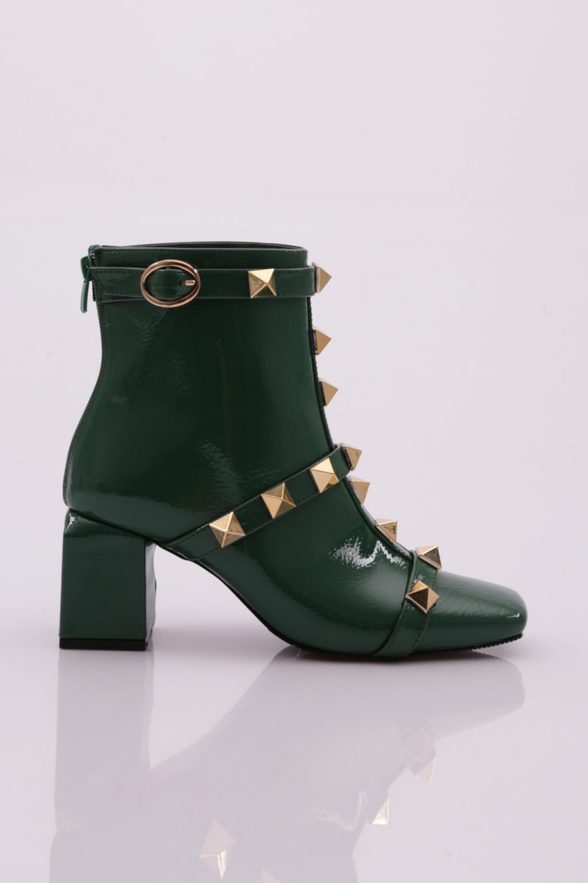 K200-22K Kadin Troklu Çerçeve Topouklu Bot - Görsel 2