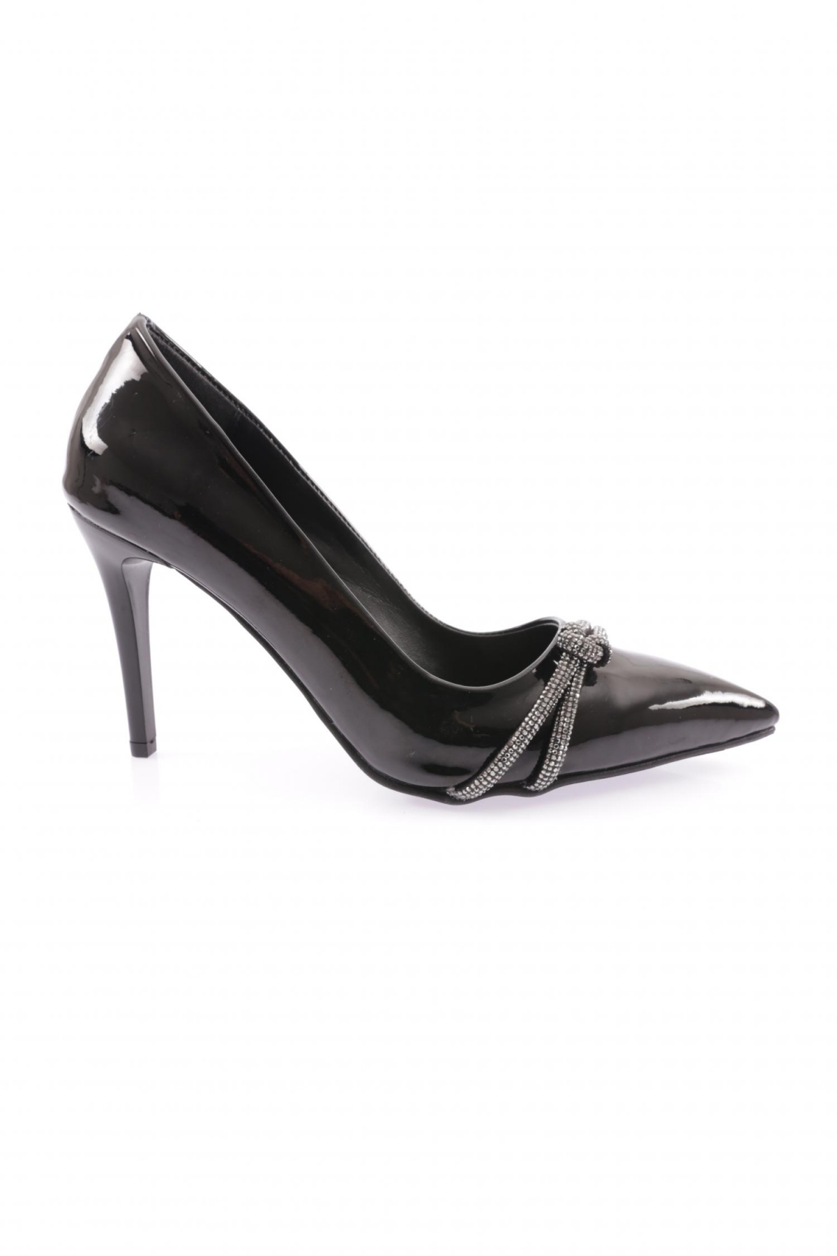 Kn-02-23Y Kadin Silver Taşli Bantli Abiye Ayakkabi - Görsel 2