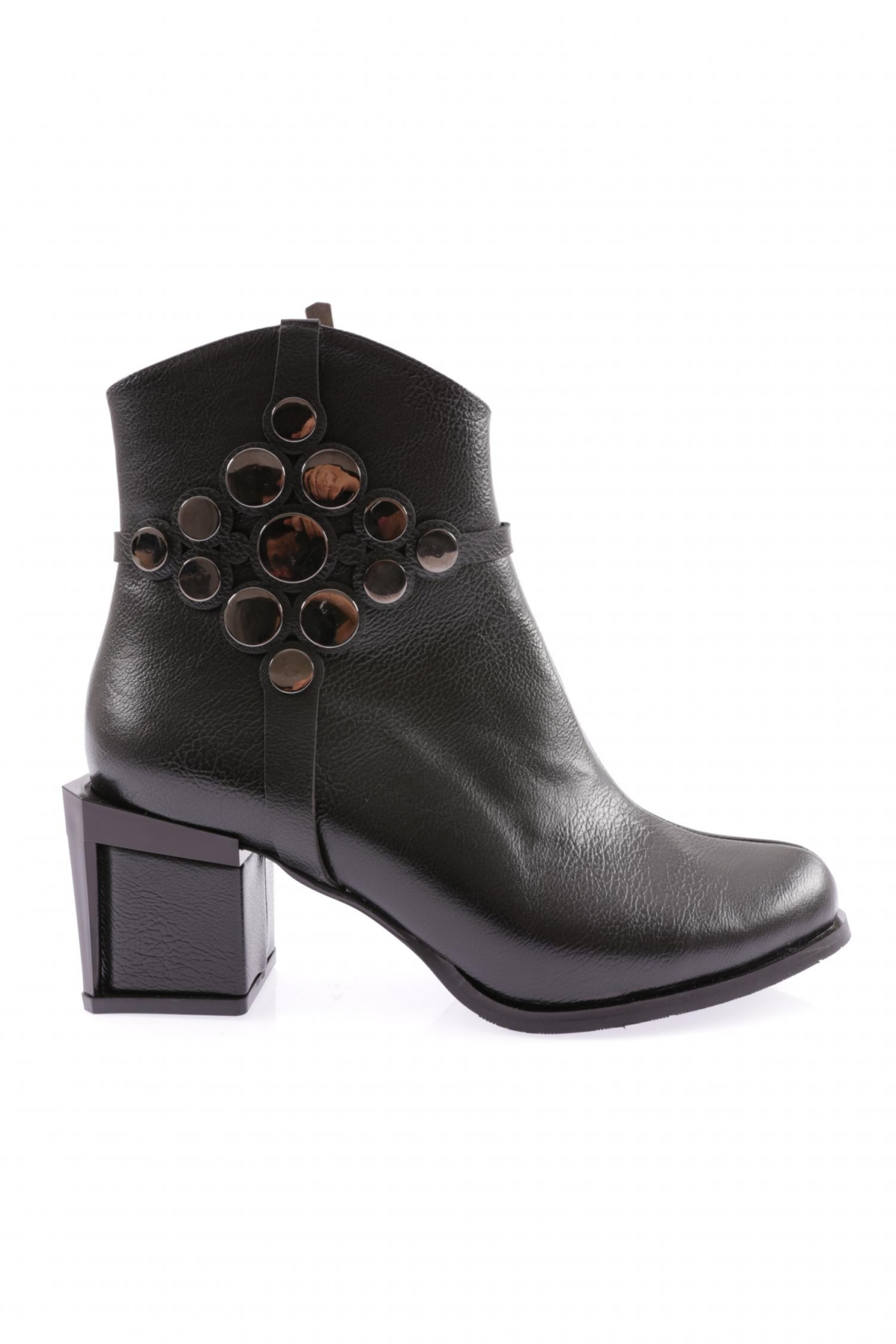 790-22K Kadin Kristal Taşli Topuklu Bot - Görsel 2