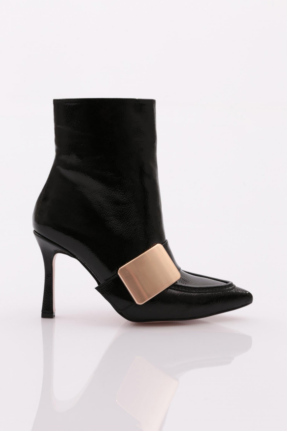 3755 Kadin Topuklu Bot - Görsel 2