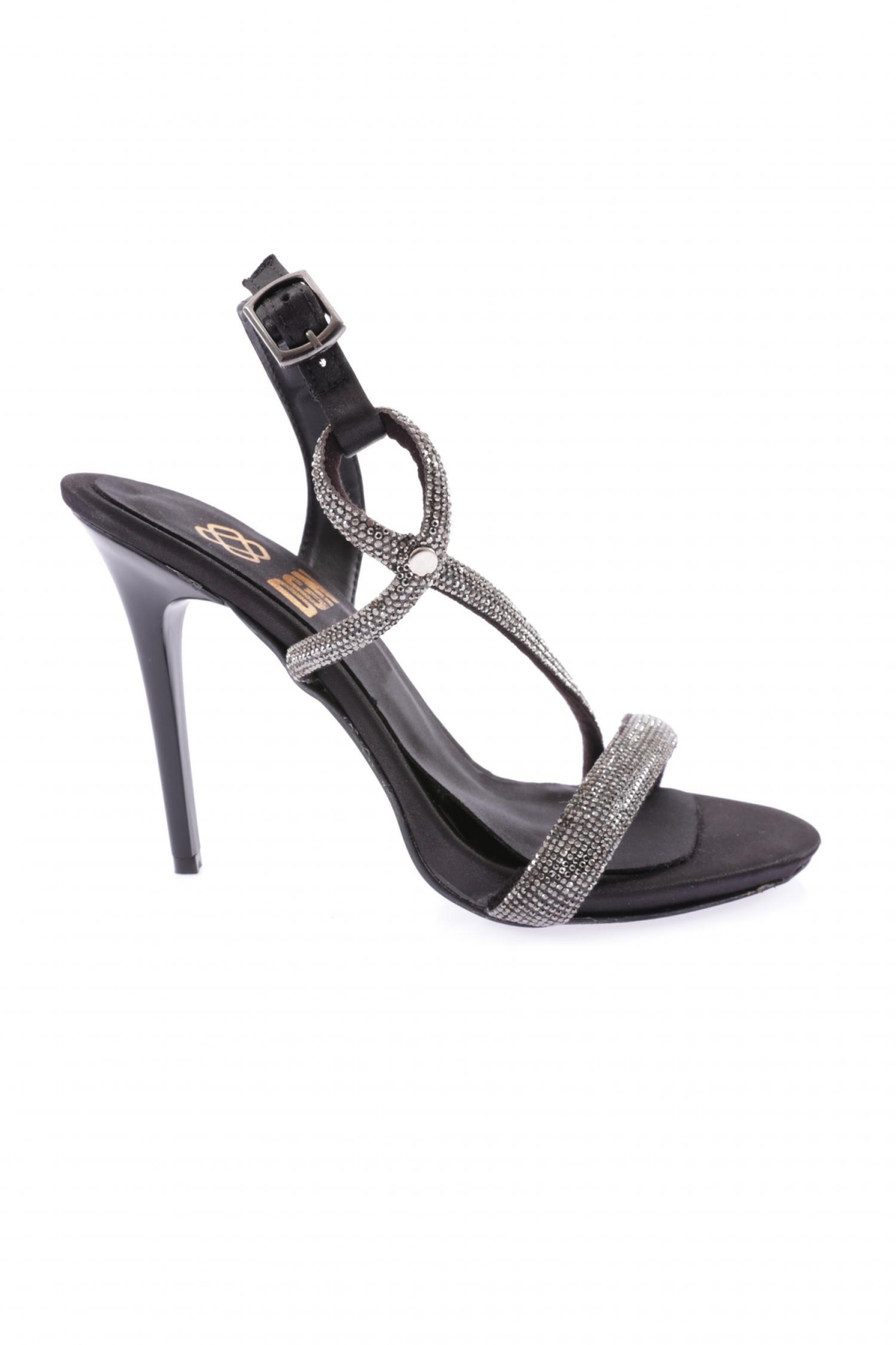 Mnt-03-23Y Kadin Silver Taşli Çapraz Bantli Abiye Ayakkabi - Görsel 2