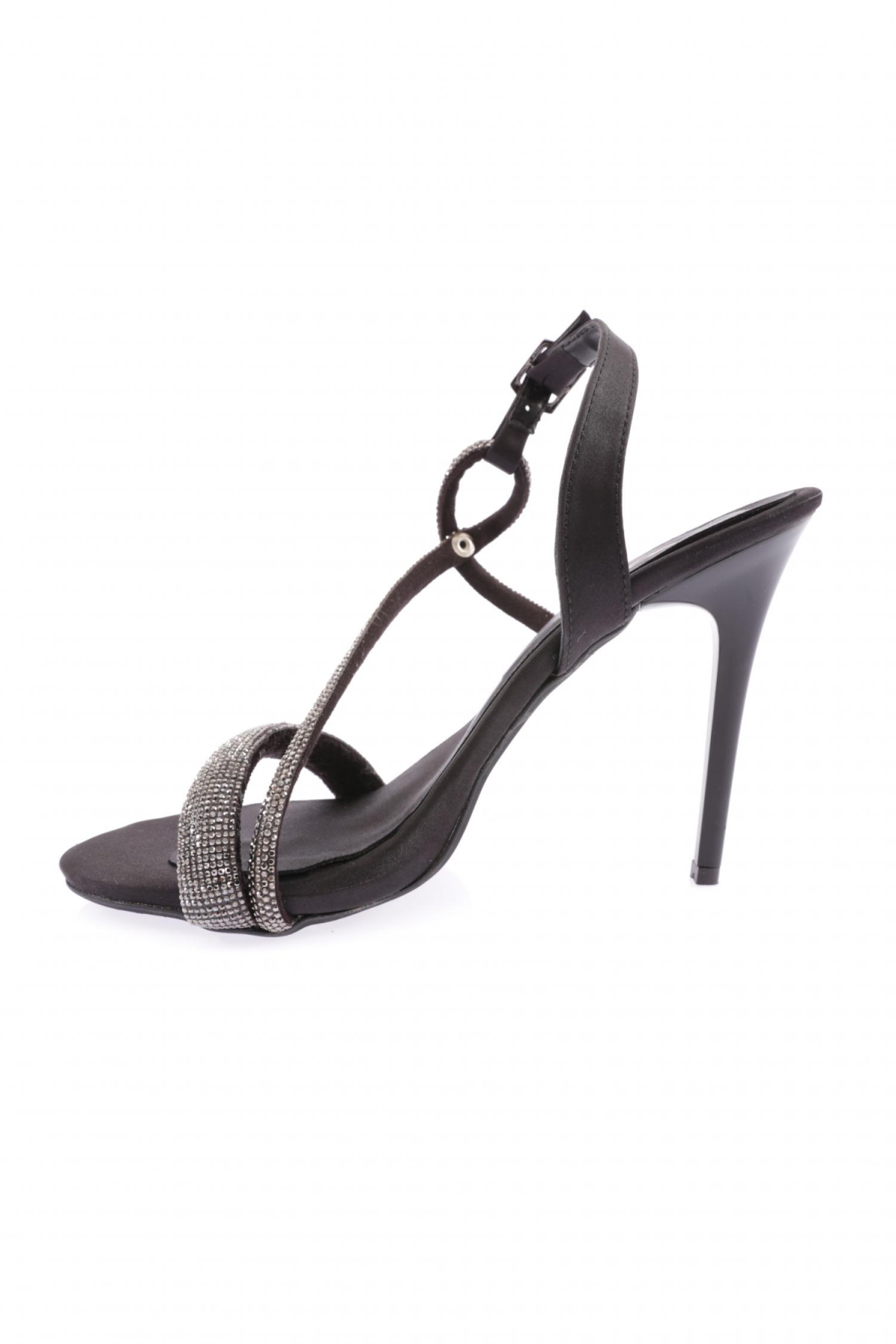 Mnt-03-23Y Kadin Silver Taşli Çapraz Bantli Abiye Ayakkabi - Görsel 4