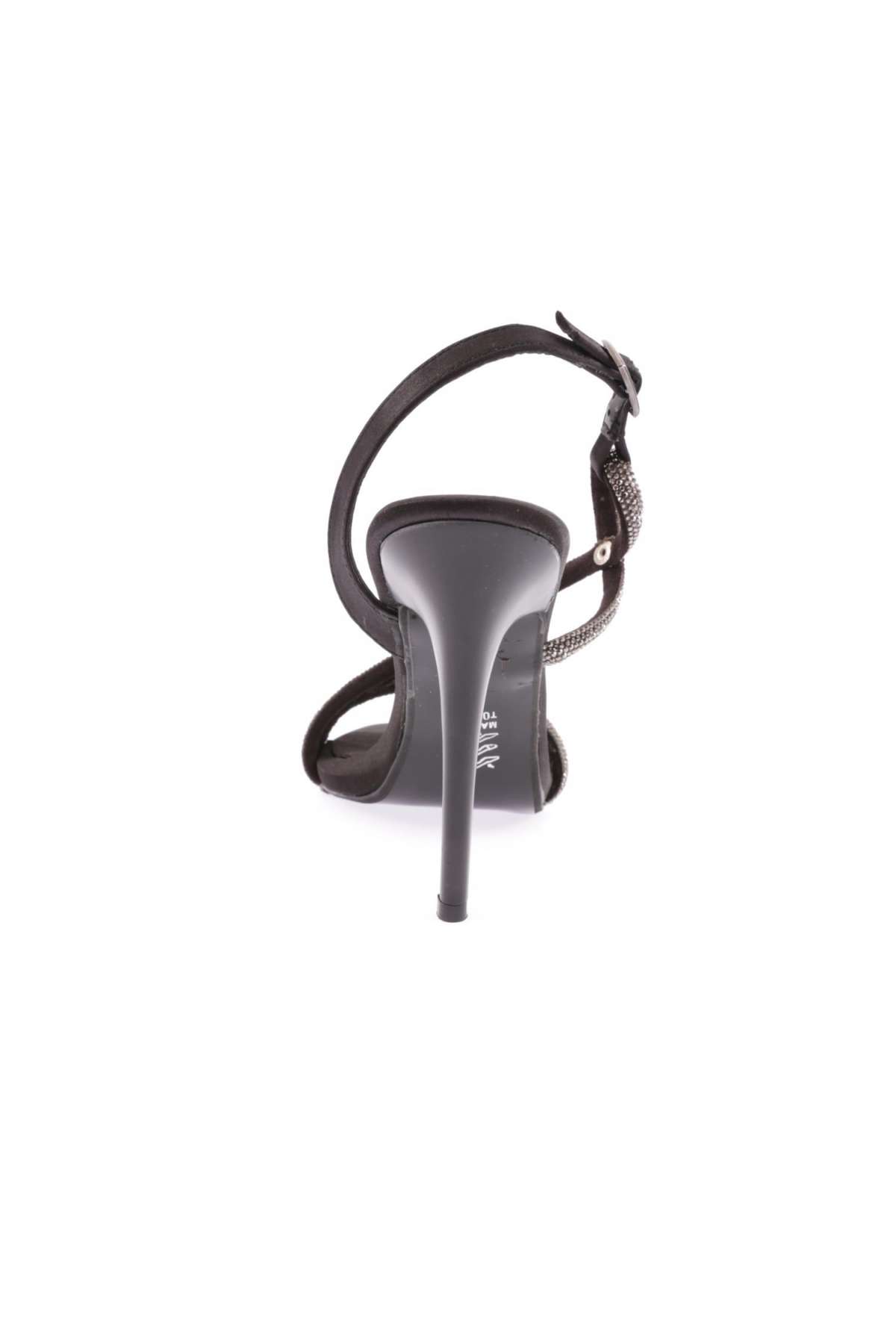 Mnt-03-23Y Kadin Silver Taşli Çapraz Bantli Abiye Ayakkabi - Görsel 5