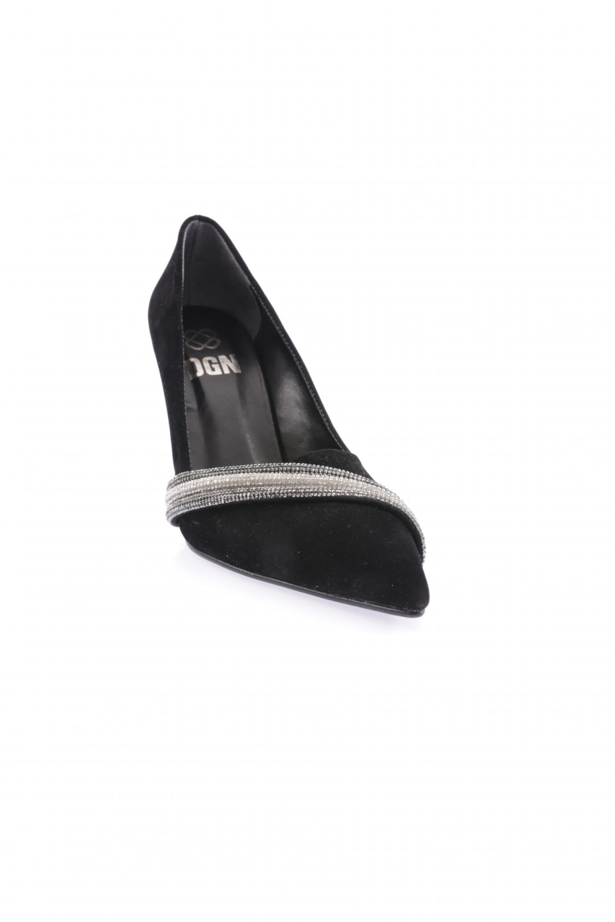 Ysf-05-23Y Kadin Silver Taşli Bantli Abiye Ayakkabi - Görsel 3