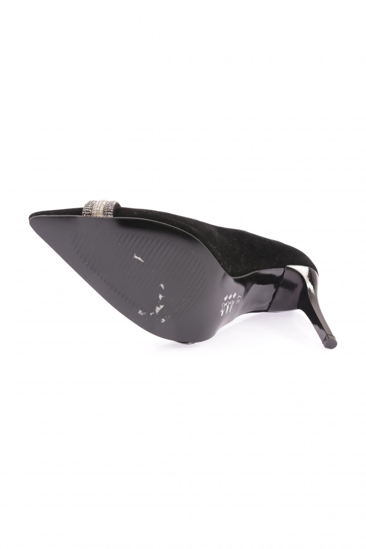 Ysf-05-23Y Kadin Silver Taşli Bantli Abiye Ayakkabi - Görsel 6