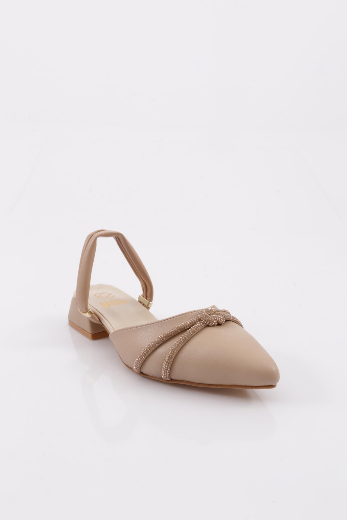 592 Kadin Taş Detayli Babet - Görsel 3