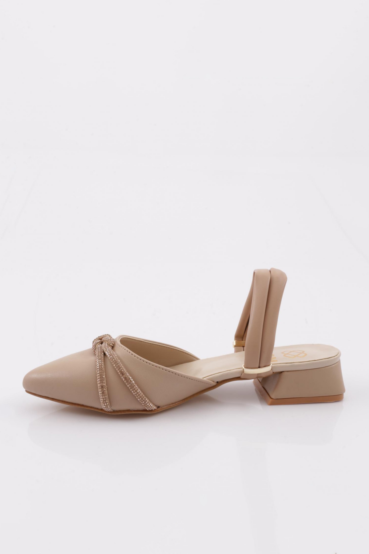 592 Kadin Taş Detayli Babet - Görsel 4