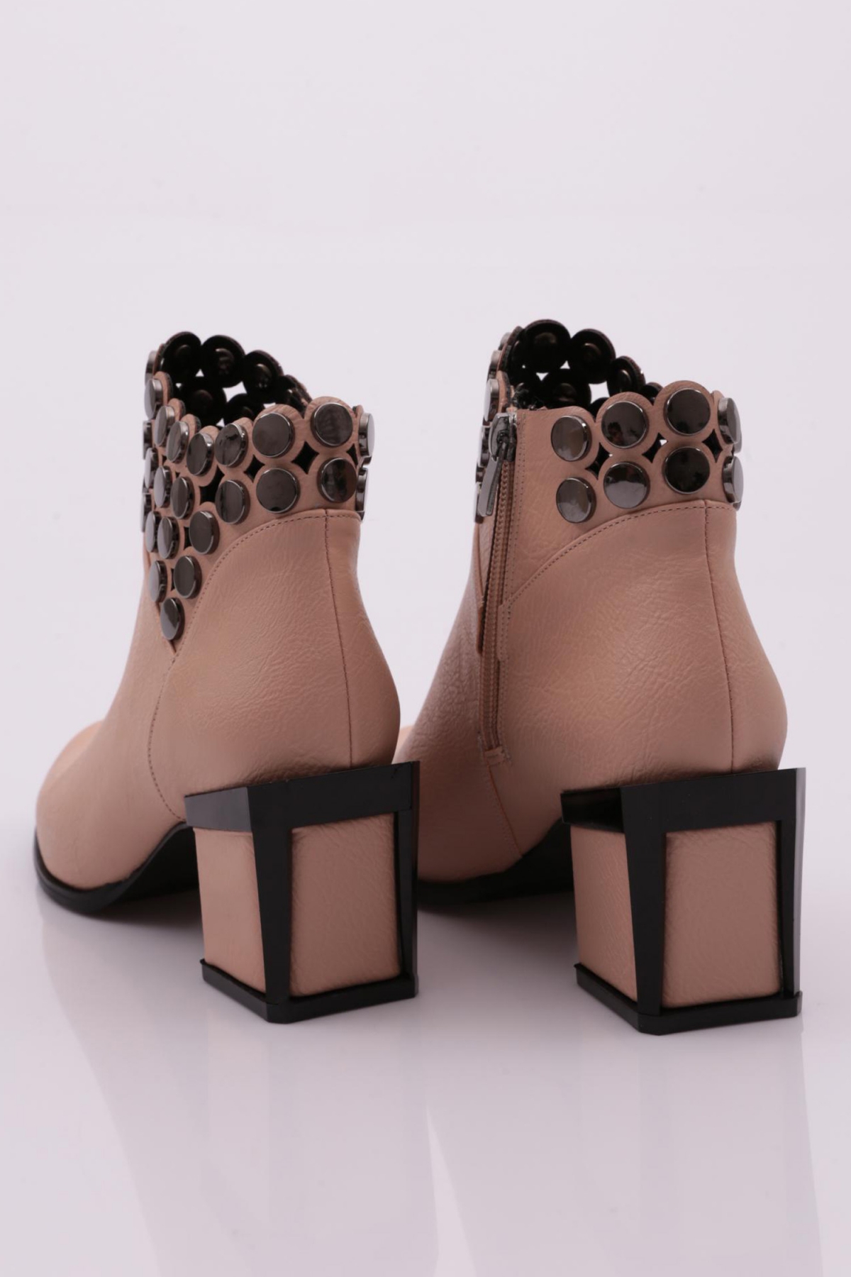 820-22K Kadin Kristal Taşli Topuklu Bot - Görsel 4