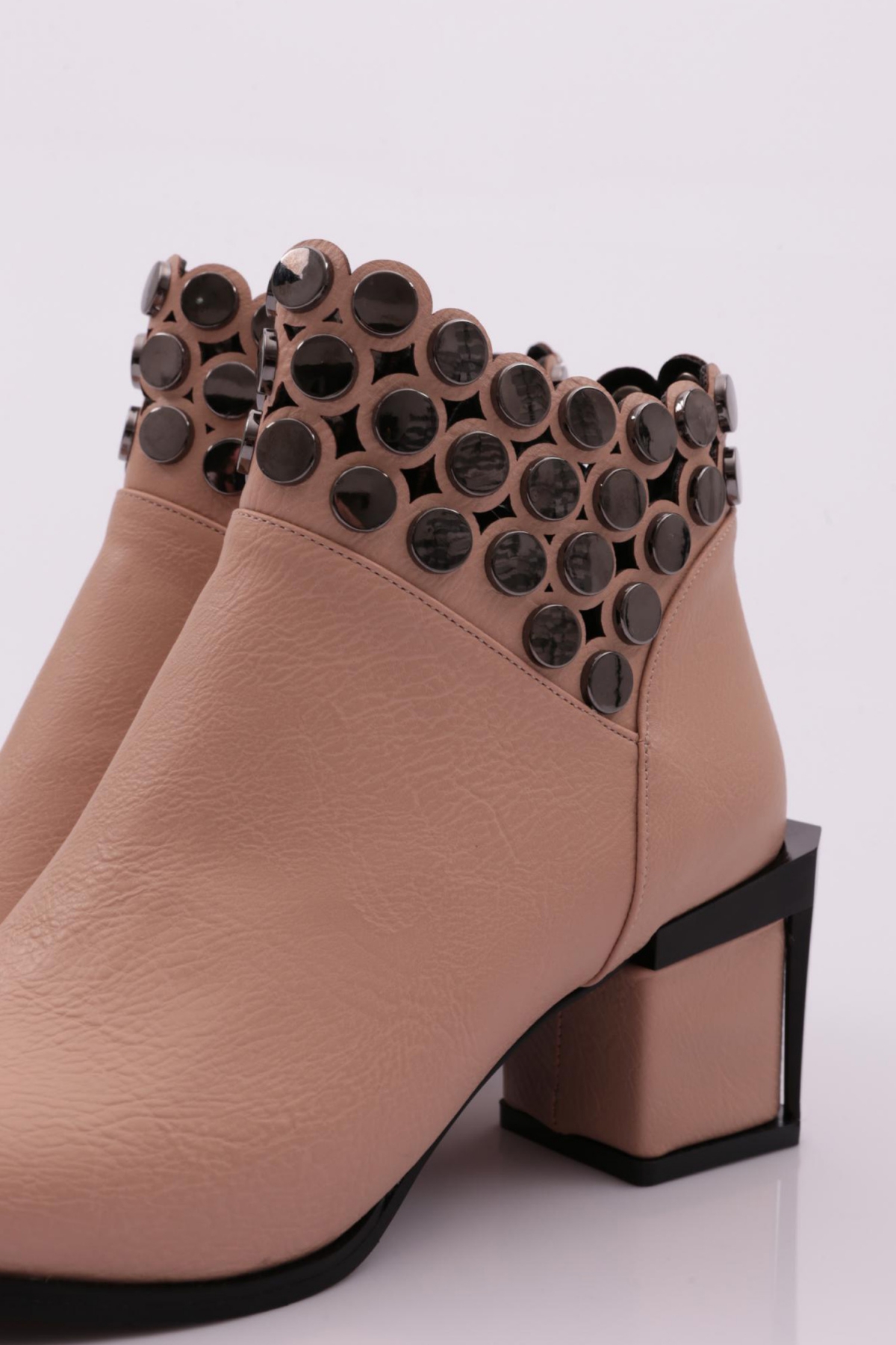 820-22K Kadin Kristal Taşli Topuklu Bot - Görsel 5