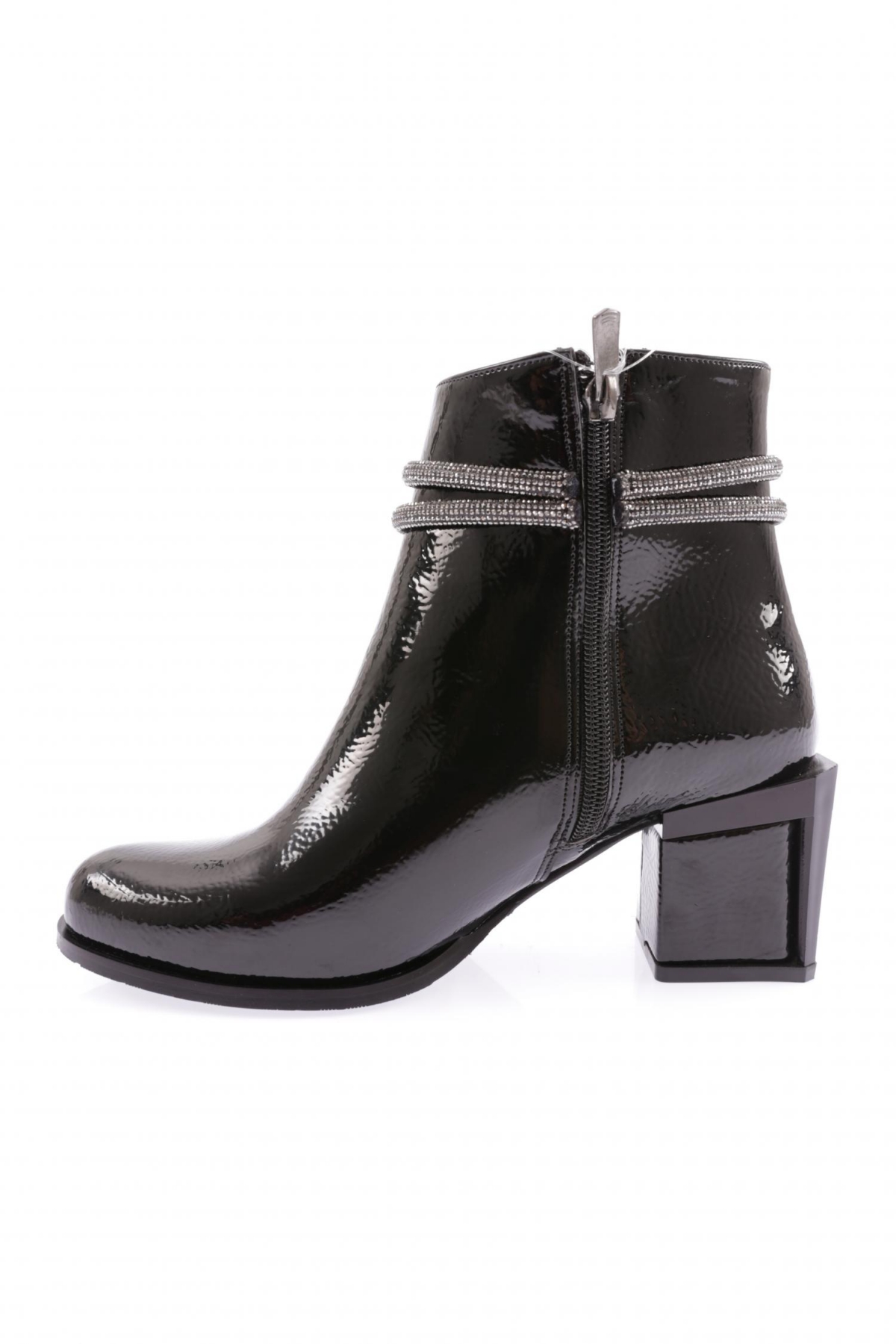 890-22K Kadin Simli İp Detayli Topuklu Bot - Görsel 4