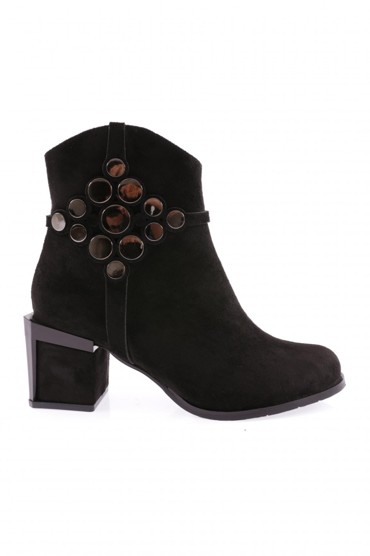 790-22K Kadin Kristal Taşli Topuklu Bot - Görsel 2