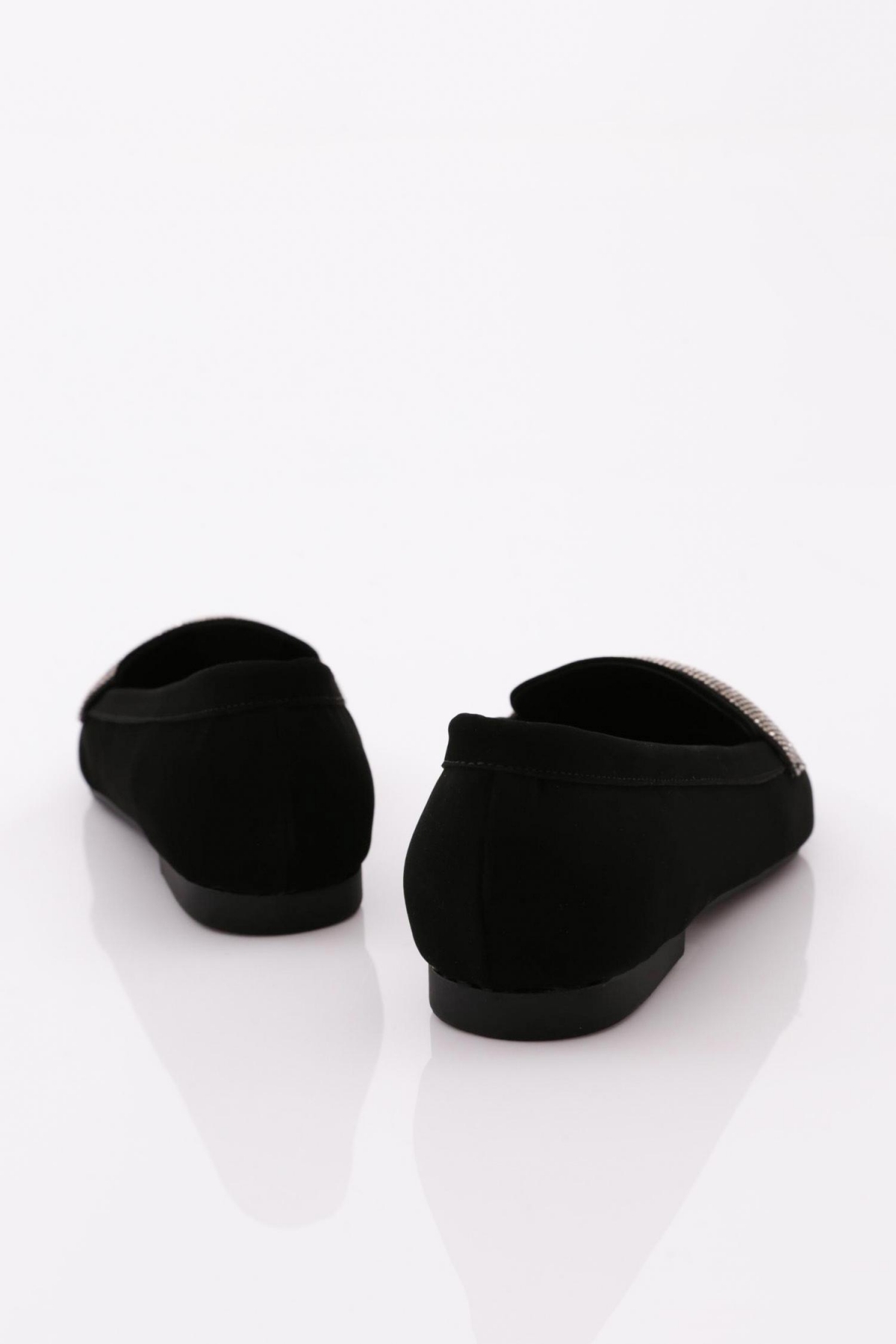 5000-23Y Kadin Silver Taş Tokali Babet - Görsel 4