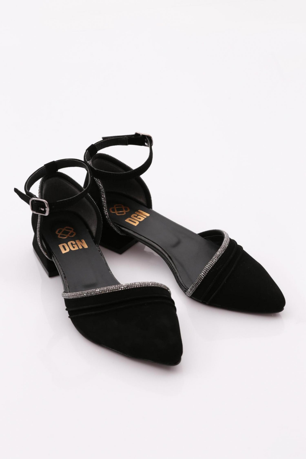 591 Kadin Bilekten Bağlama Yanlari Açik Babet - Görsel 3