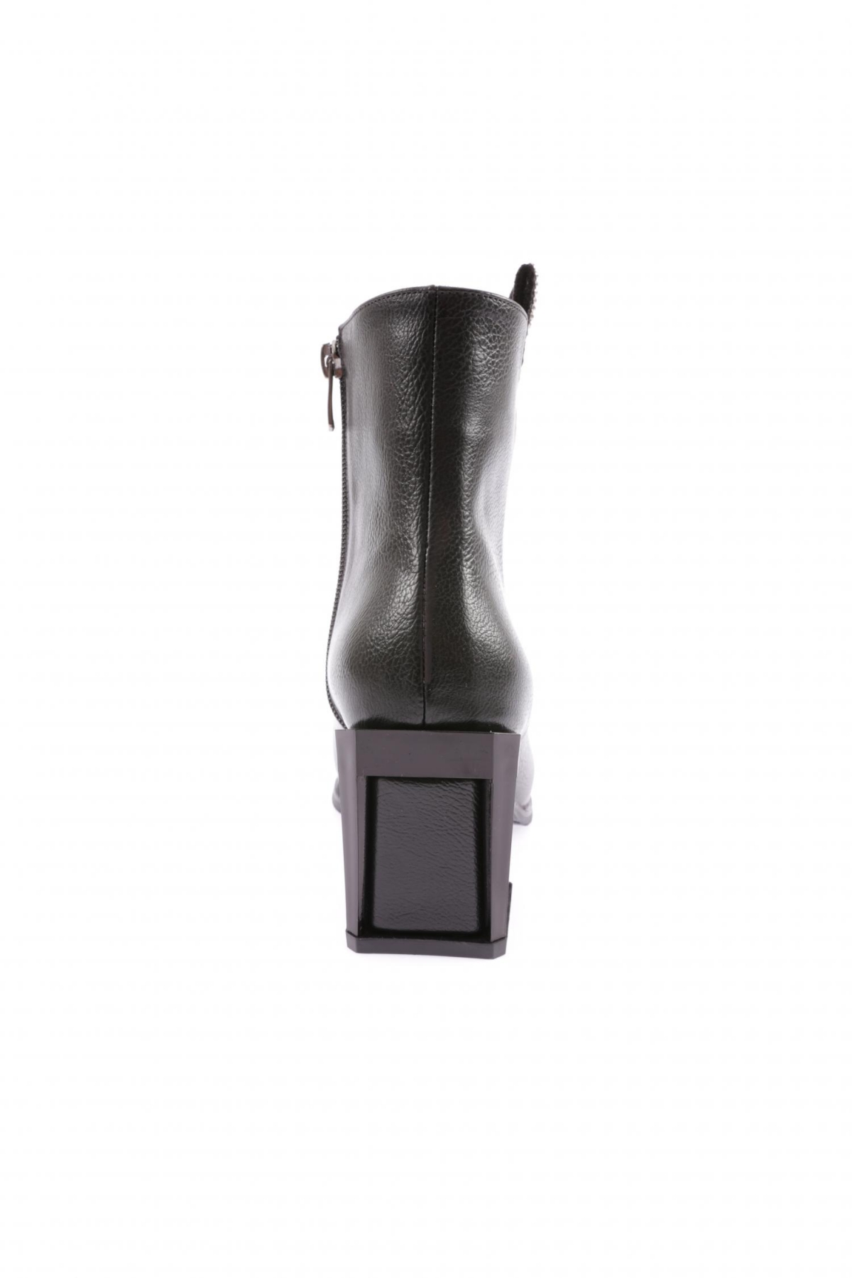 770-22K Kadin Fermuar Detayli Topuklu Bot - Görsel 5