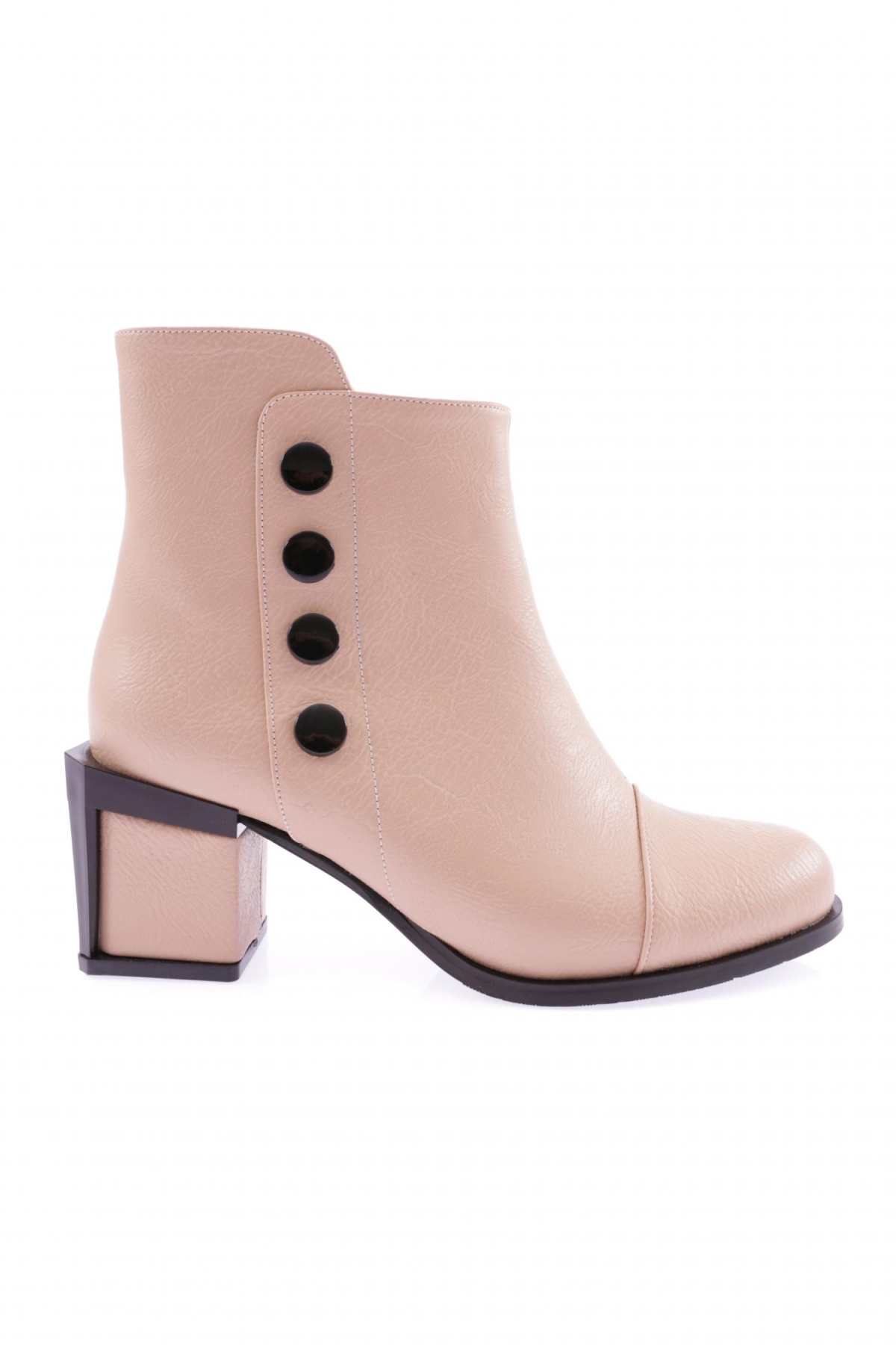 725-22K Kadin Aksesuar Detayli Topuklu Bot - Görsel 2