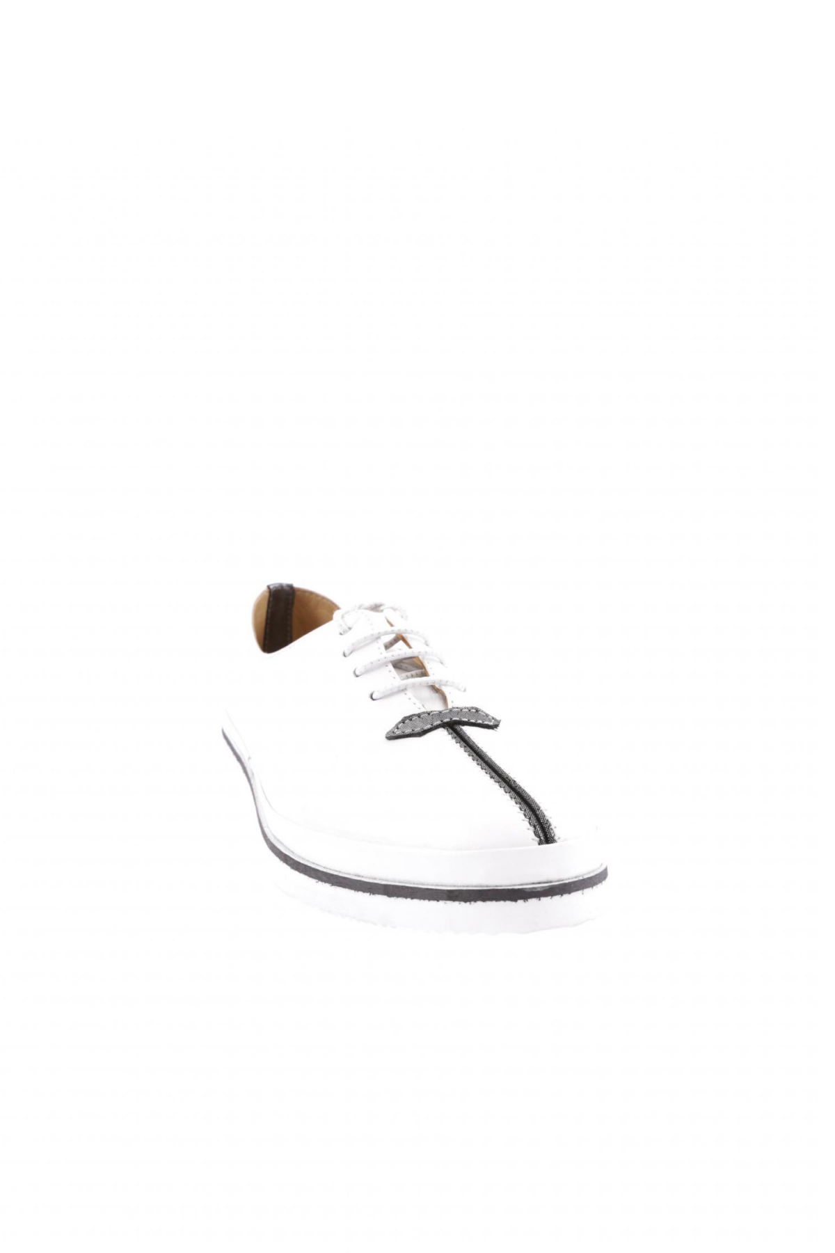 095 Kadin Kalin Taban Bağcikli Comfort Ayakkabi - Görsel 3