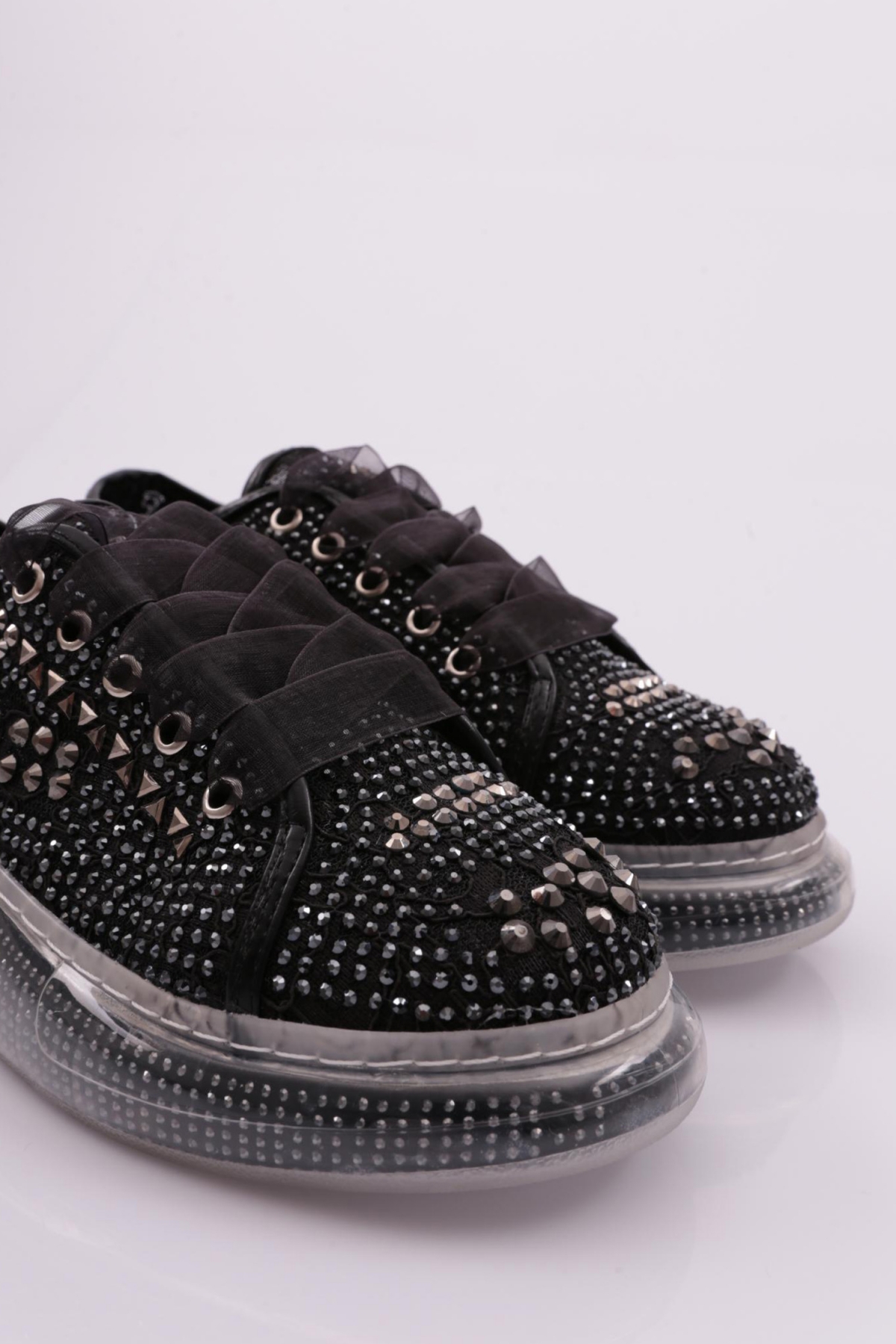 A001 Kadin Taş İşlemeli Ayakkabi - Görsel 5