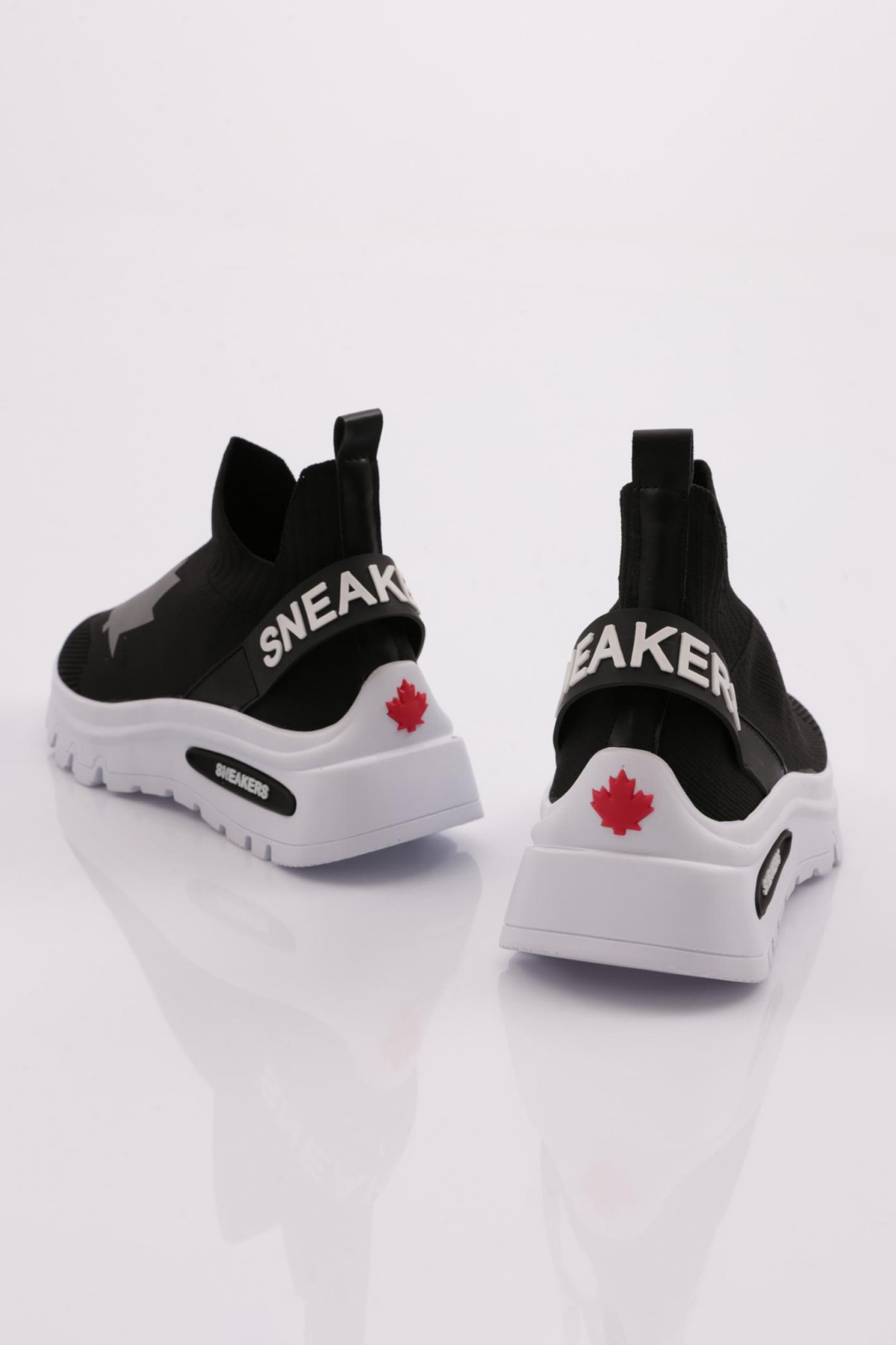 070 Kadin Yazili Sneaker - Görsel 4