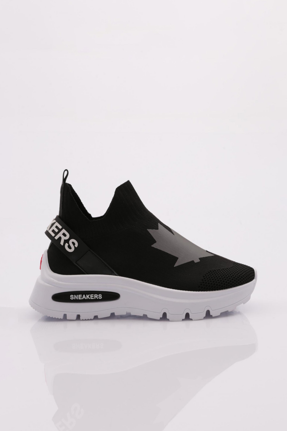 070 Kadin Yazili Sneaker - Görsel 6