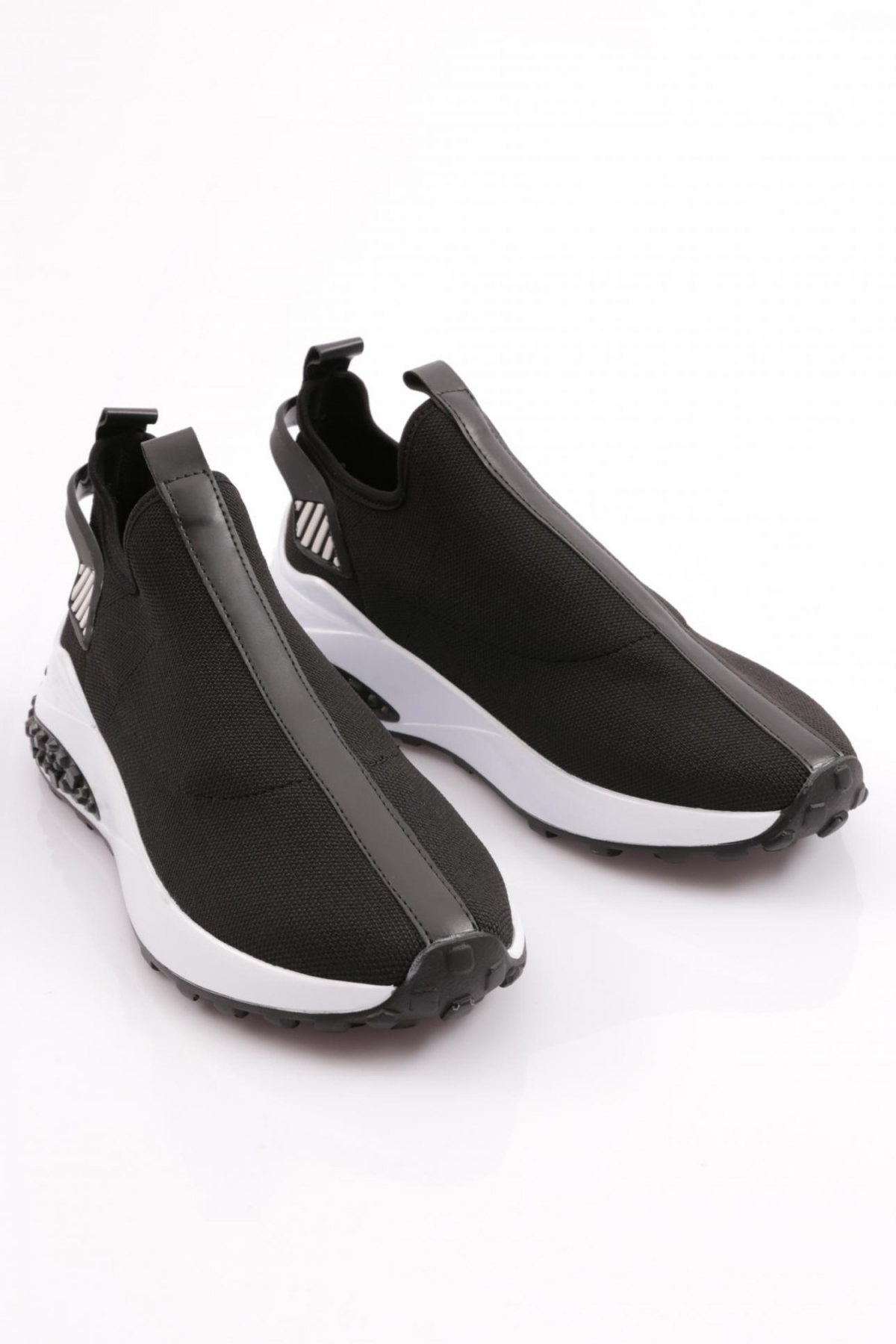 04-5 Kadin Arkasi Lastikli Sneaker - Görsel 3