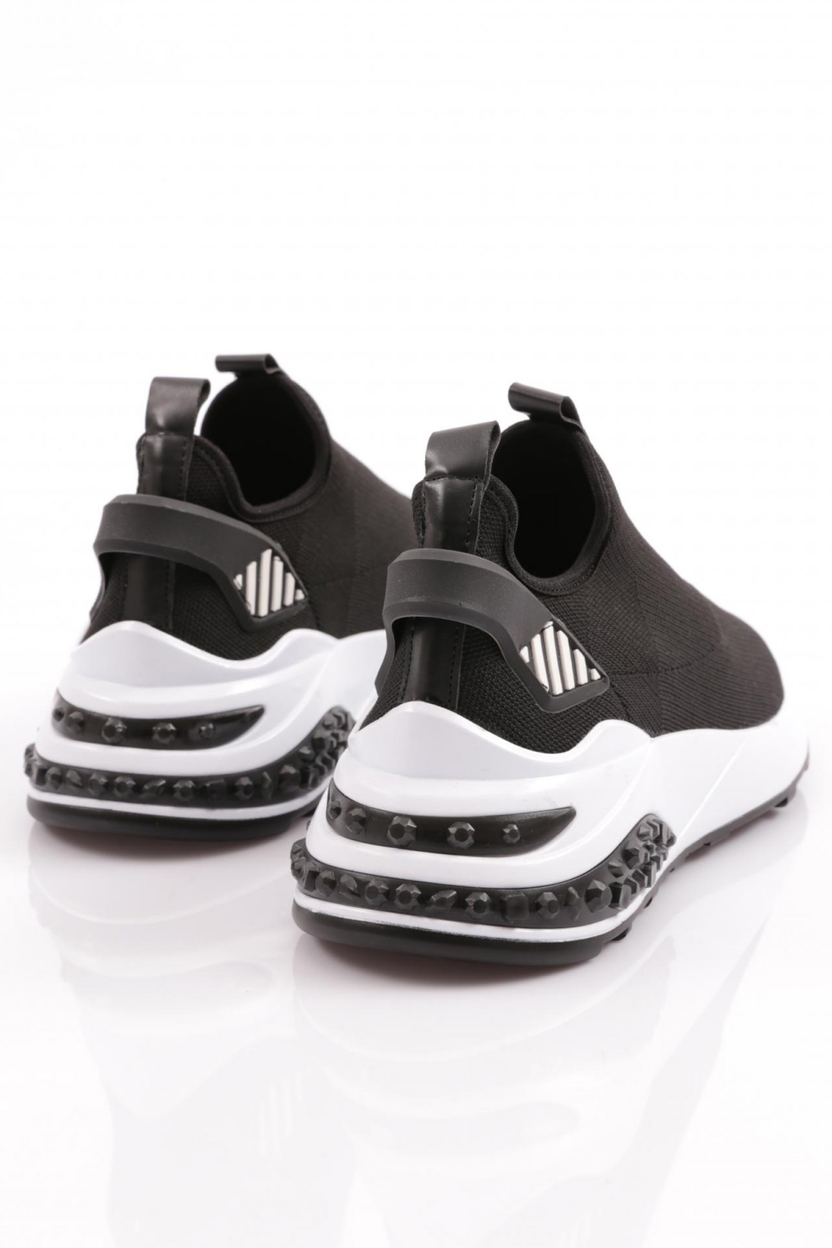 04-5 Kadin Arkasi Lastikli Sneaker - Görsel 4