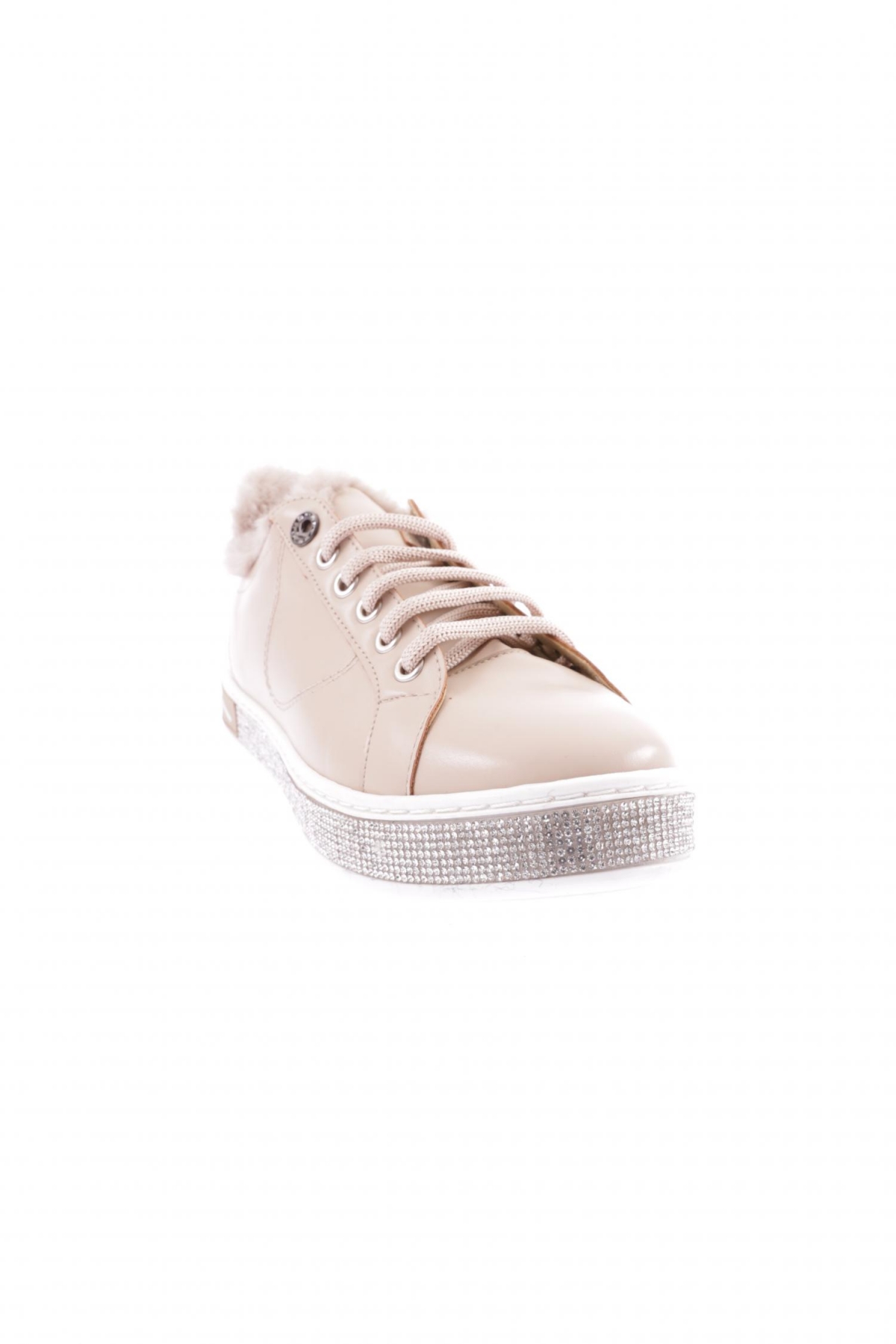 22510 Kadin Kürklü Sneakers Ayakkabi - Görsel 3