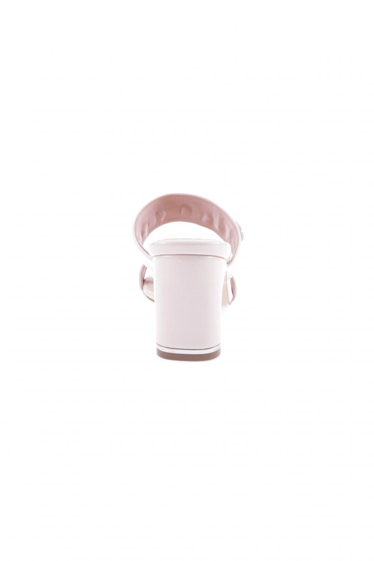 1043-23Y Kadin Kristal Taşli Bantli Topuklu Terlik - Görsel 5